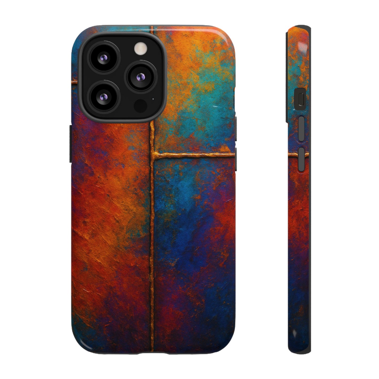 Colorful Artistic Phone Case, Tough Cases, Vibrant Phone Cover, Protective Case, Unique Gift for Art Lovers, Birthday Gift
