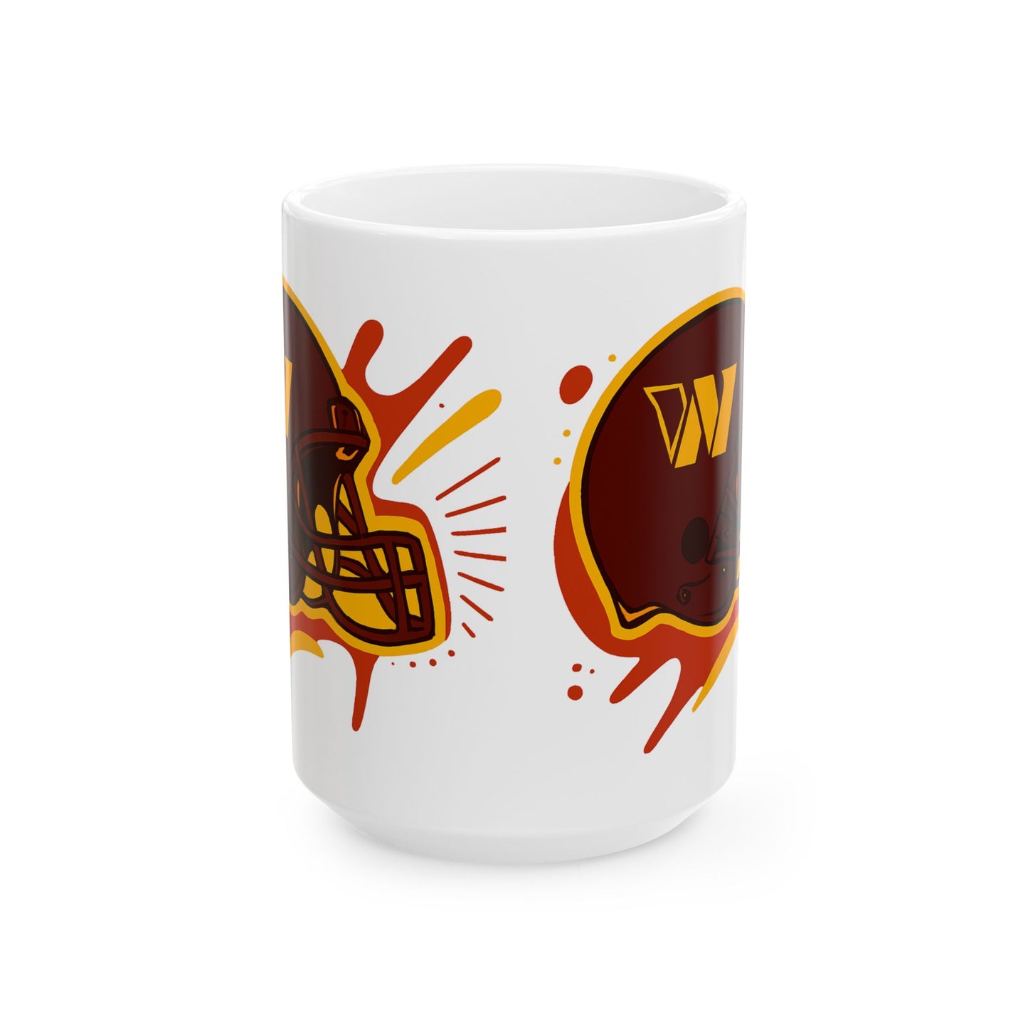 Football-Inspired Ceramic Mug | Perfect for Gametime, Sports Fans, Gifts, Home Decor, Coffee Lover