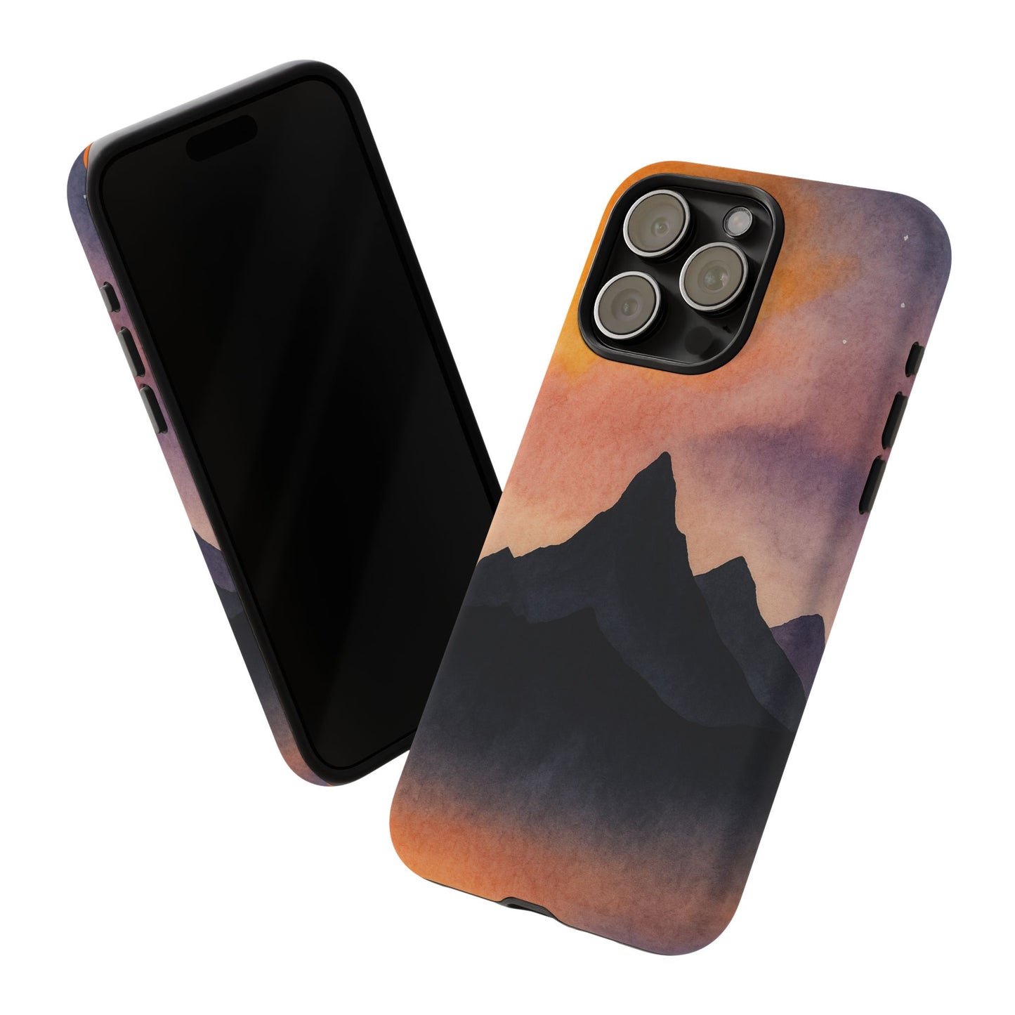 Mountain Sunset Phone Case, Nature Lover's Gift, Adventure Phone Cover, Unique Cellphone Accessories, Outdoor Enthusiast Decor