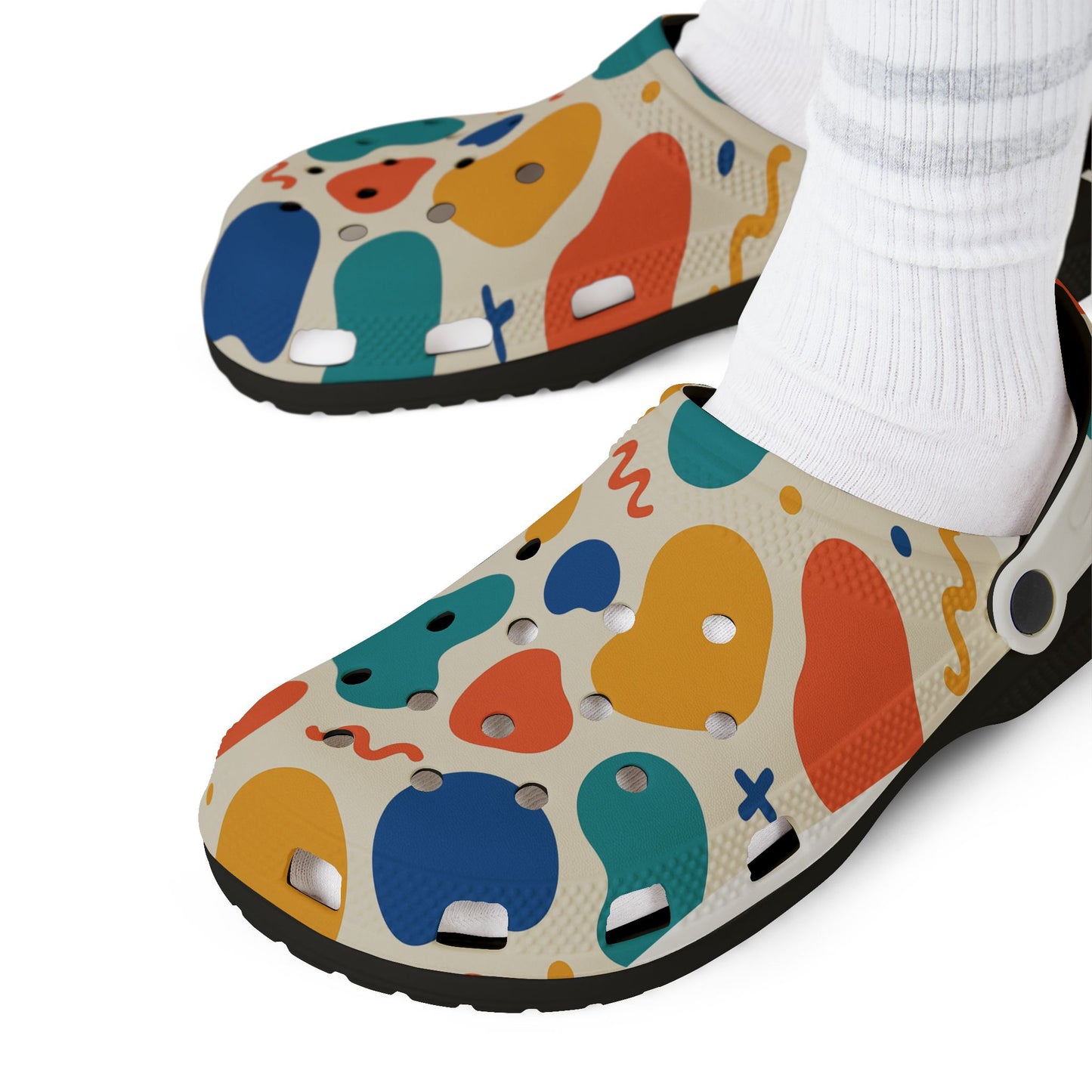 Colorful EVA Foam Clogs - Fun Slip-On Shoes for Summer, Comfortable Garden Footwear, Perfect for Kids and Adults