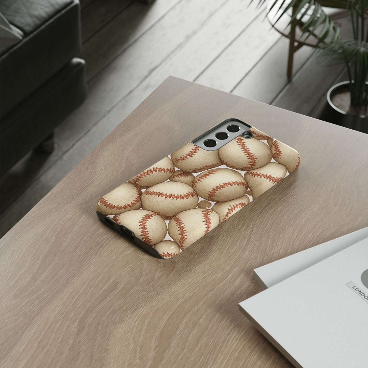 Baseball Phone Case, Tough Cases for Sports Fans, Custom iPhone Cover, Unique Gift for Baseball Lovers, Durable Protection