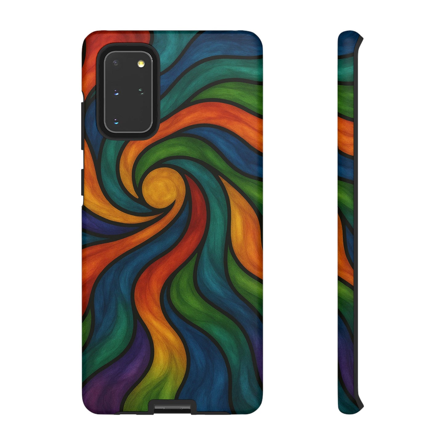 Colorful Swirl Phone Case | Tough Cases, Vibrant Design, Gift for Art Lovers, Funky Case, Unique Phone Accessories