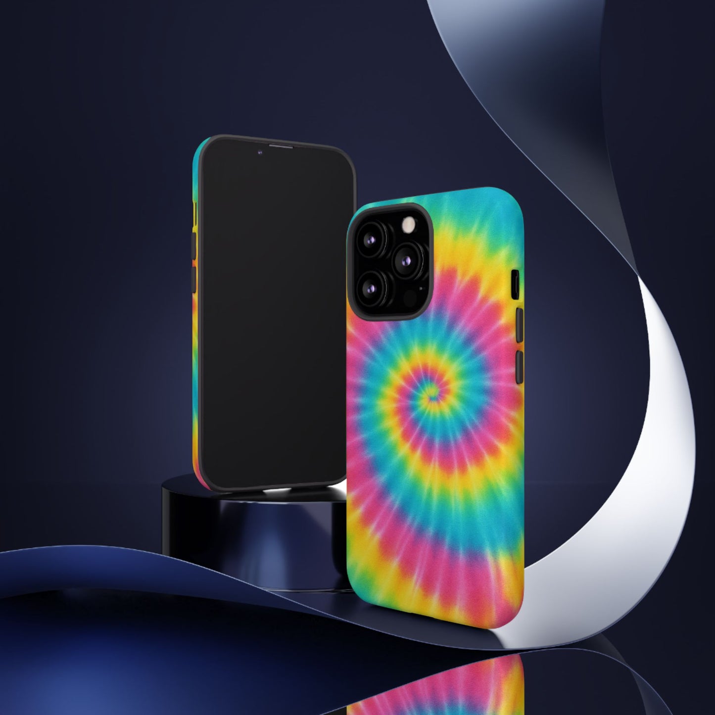 Colorful Tie-Dye Phone Case, Vibrant Phone Cover, Boho Style Accessory, Gift for Teens, Trendy Phone Accessories