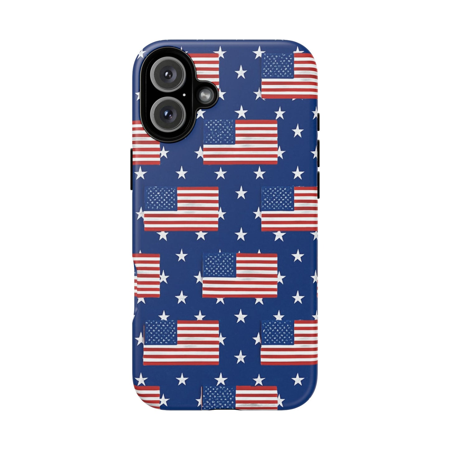 Patriotic Phone Case, Independence Day Accessories, American Flag Design, Star-Spangled Cover, Summer BBQ Gift