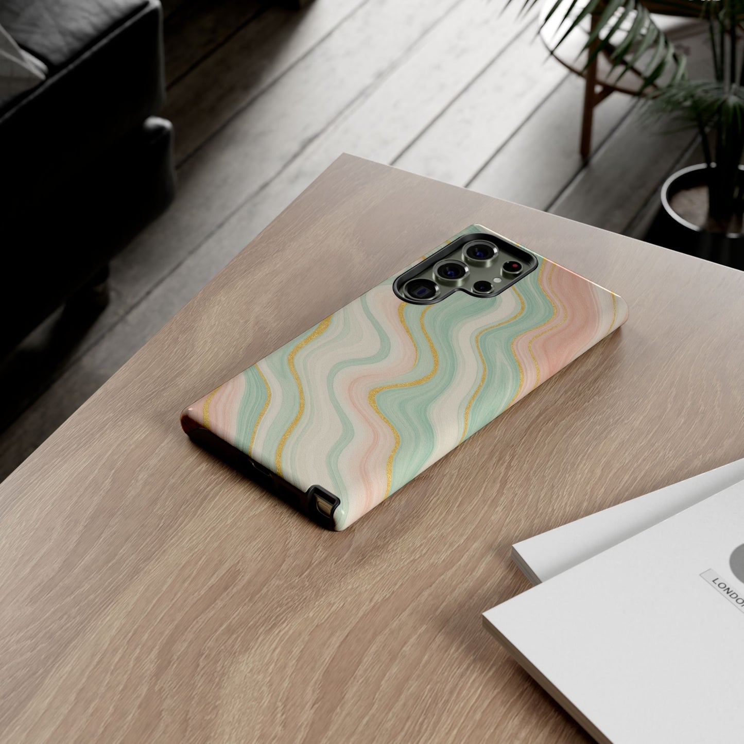 Stylish Phone Case with Abstract Design, Tough Cases for Trendy Protection, Unique Phone Accessories, Gift for Her, Modern Tech Style