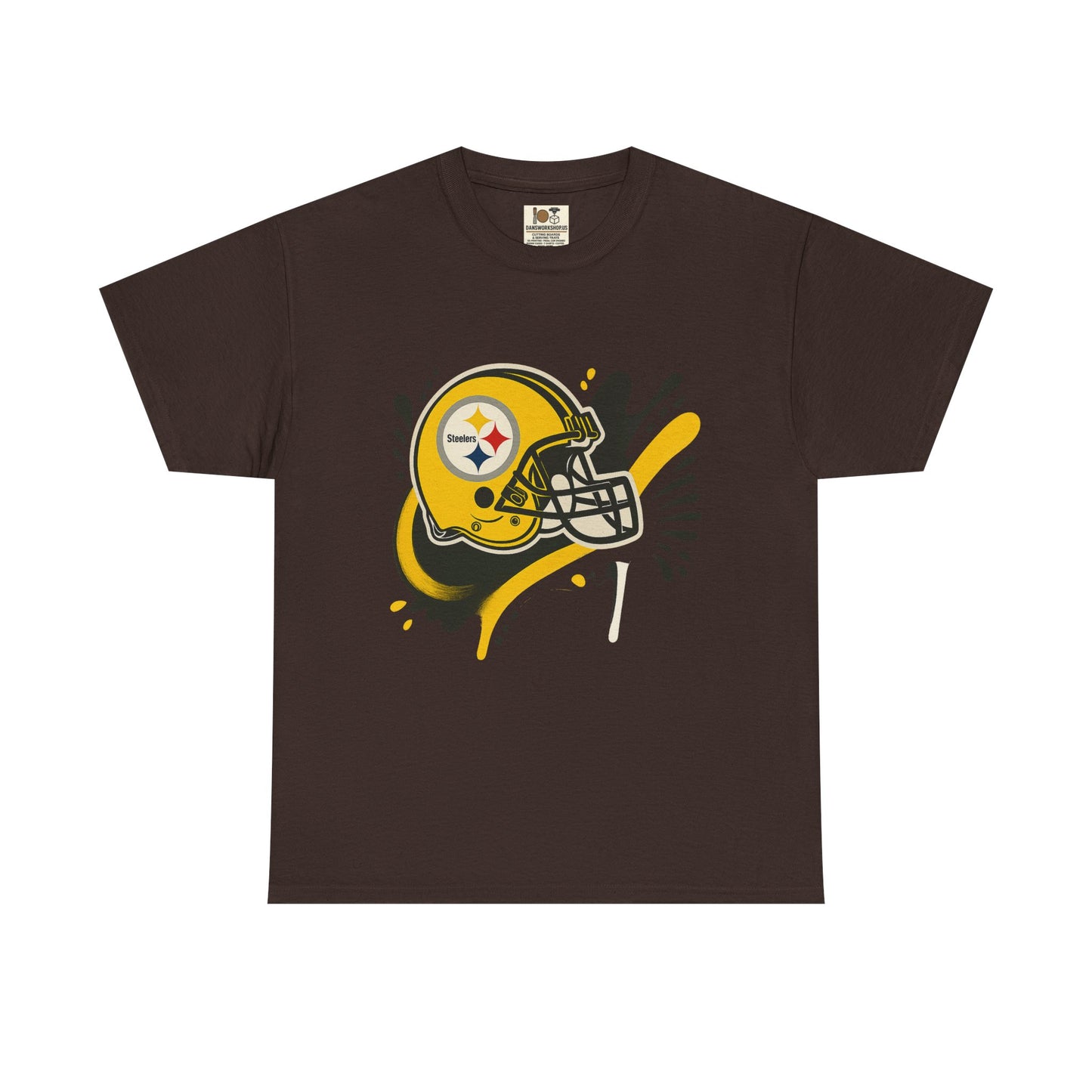 Pittsburgh Steelers Inspired Unisex Heavy Cotton Tee, Sports Fan T-Shirt, Game Day Apparel, Gift for Him/Her, Football Season Style