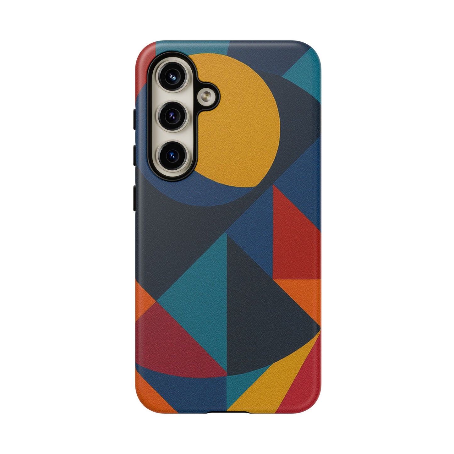 Vibrant Phone Case, Colorful Phone Cover, Geometric Design, Artistic Gift, Trendy Accessory, Vibrant Colors, Unique Design