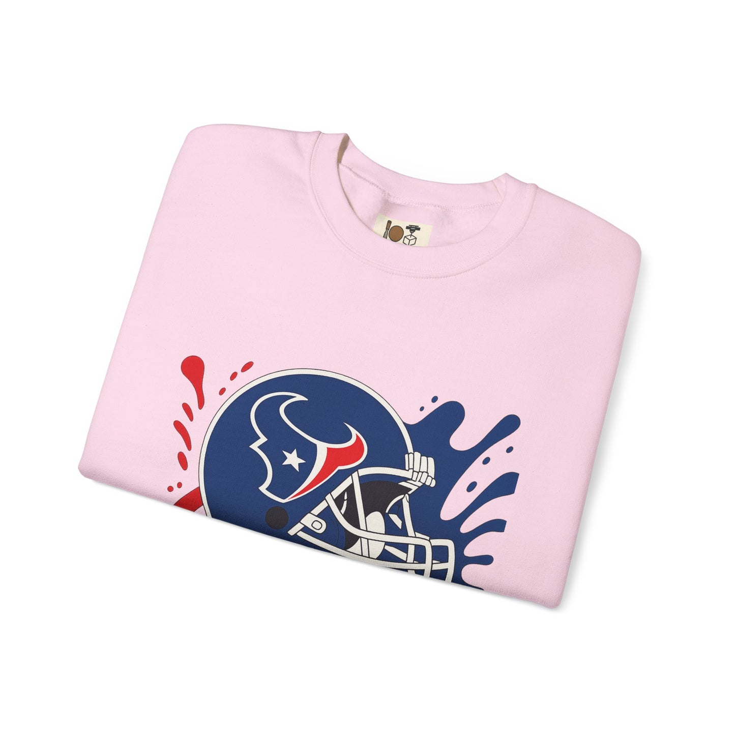 Sporty Splash Crewneck Sweatshirt - Perfect for Game Day, Football Fan Gear, Casual Style, Unisex Apparel, Gift for Sports Lovers