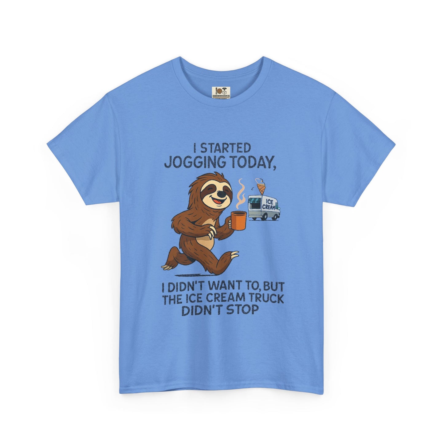 Funny Sloth Jogging T-Shirt | Gift for Exercise Lovers, Animal Humor Tee, Cute Sloth Apparel, Birthday Gift, Casual Wear
