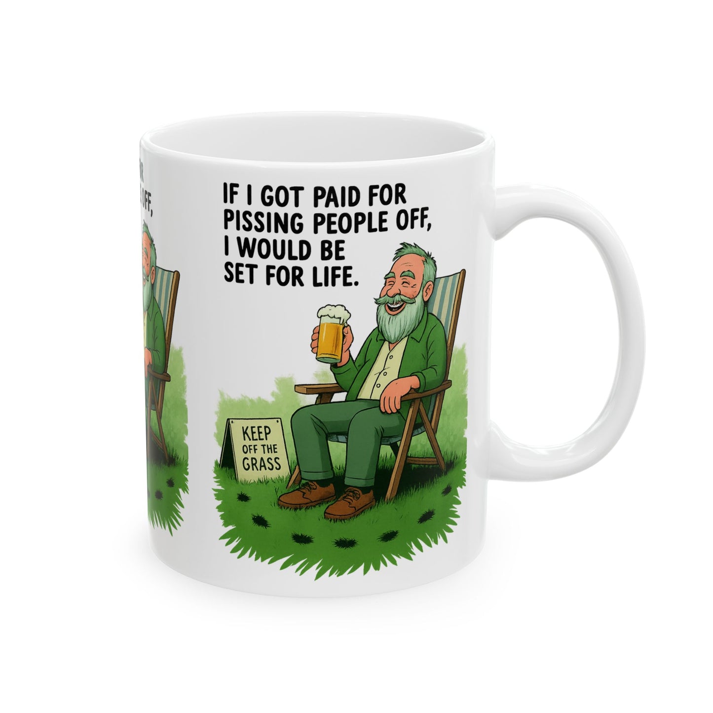 Funny Sarcastic Ceramic Mug - Perfect Gift for Coffee Lovers, Humor, Birthday, Office Desk Decor, Gag Gift