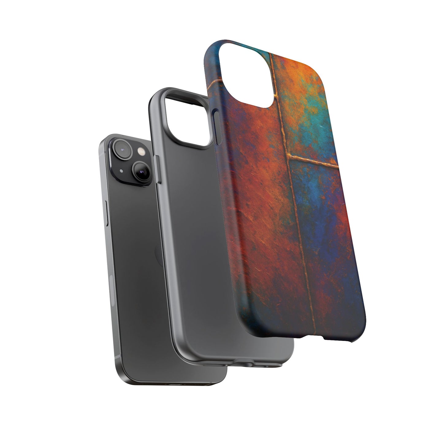 Vibrant Phone Case, Colorful Tough Case Cover, Artistic Phone Protector, Unique Smartphone Accessories, Gift for Tech Lovers