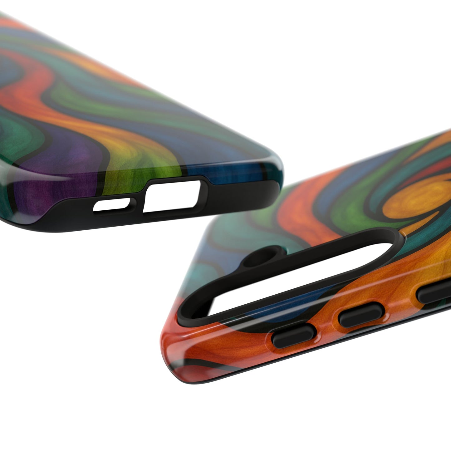 Colorful Swirl Phone Case | Tough Cases, Vibrant Design, Gift for Art Lovers, Funky Case, Unique Phone Accessories