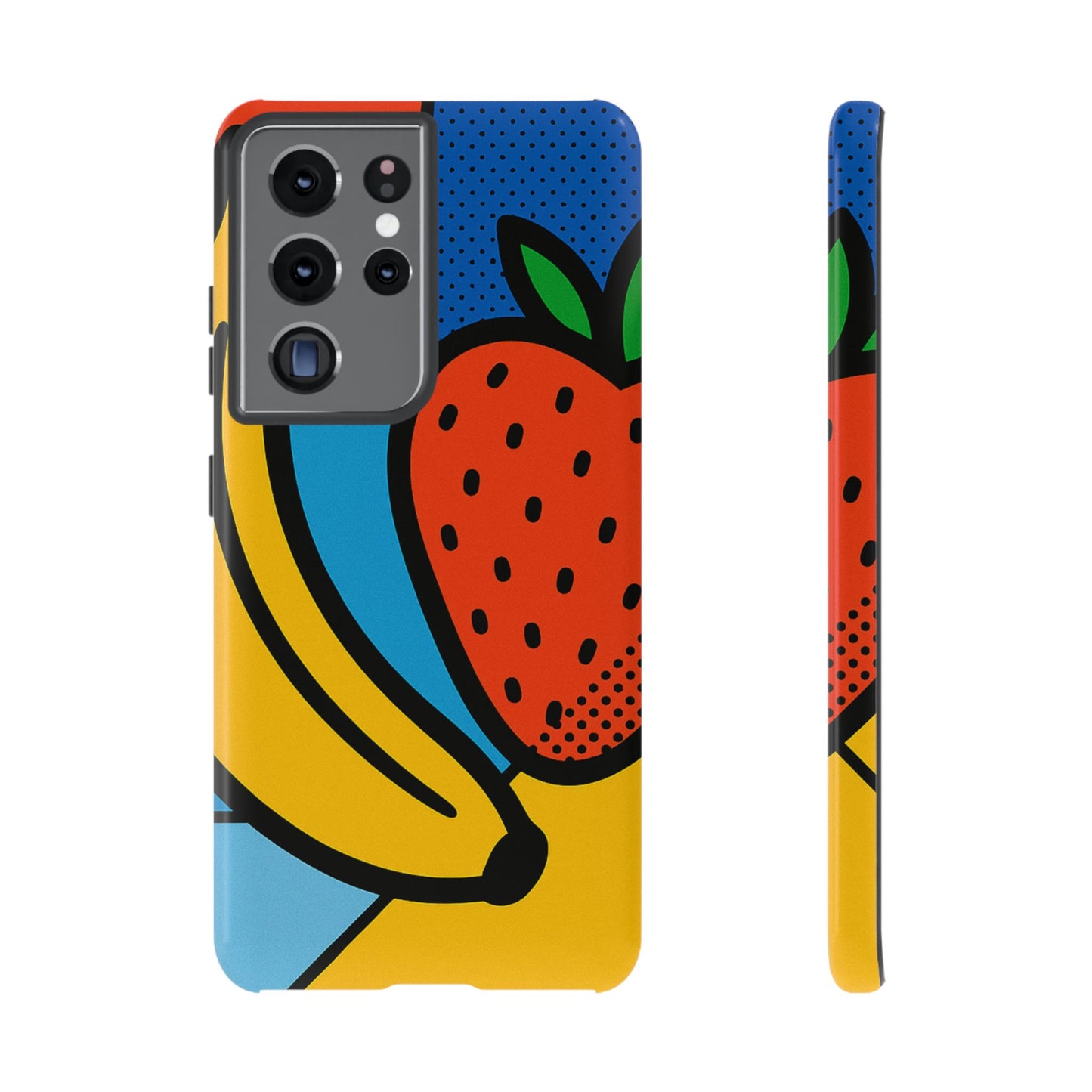 Colorful Fruit Phone Case - Tough Cases - Fun, Vibrant, Unique, Gifts for Friends, Summer Accessories, Trendy Phone Protector