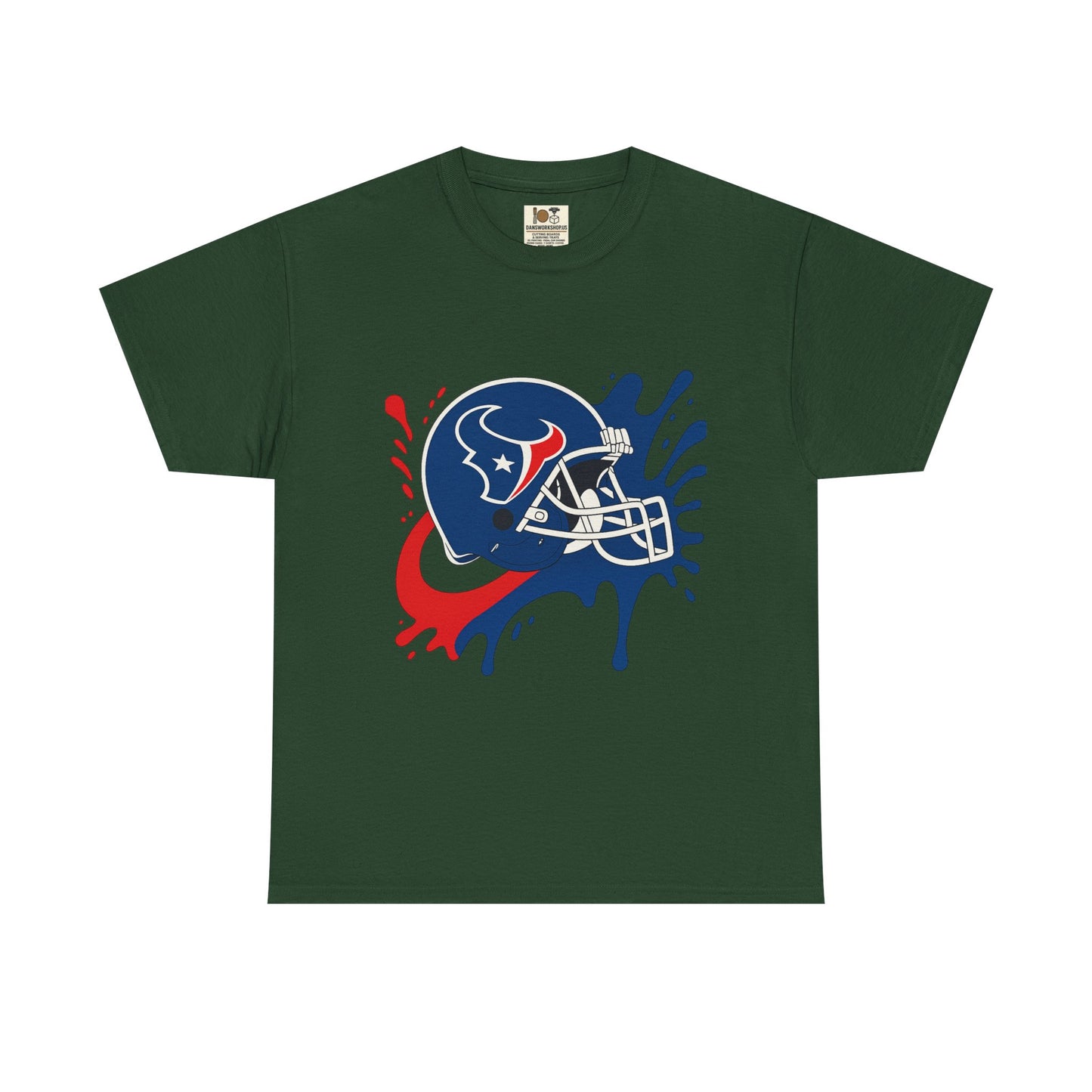 Football Splash Art Tee, Unisex Sports Shirt, Game Day Casual Wear, Gift for Fans, Holidays, Team Spirit Apparel