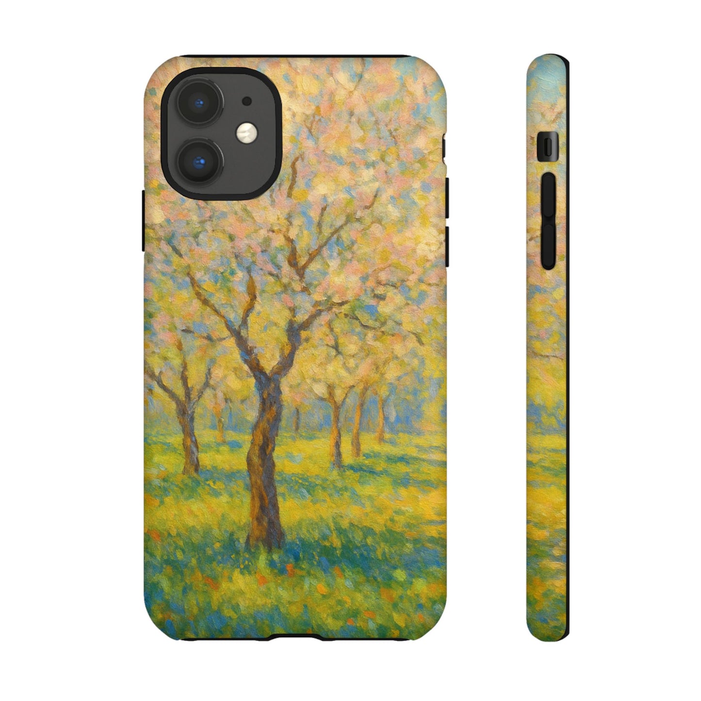 Artistic Phone Case, Tough Phone Case, Flower Tree Case, Spring Decor, Unique Phone Cover, Nature Lover Gift