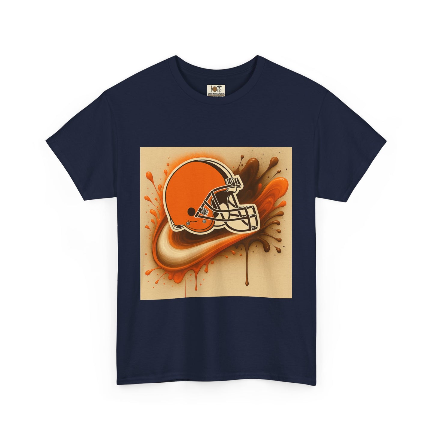 Cleveland Browns Fan Tee, Unisex Heavy Cotton Shirt, Game Day Apparel, Sports T-Shirt, NFL Team Gear, Casual Comfort Wear