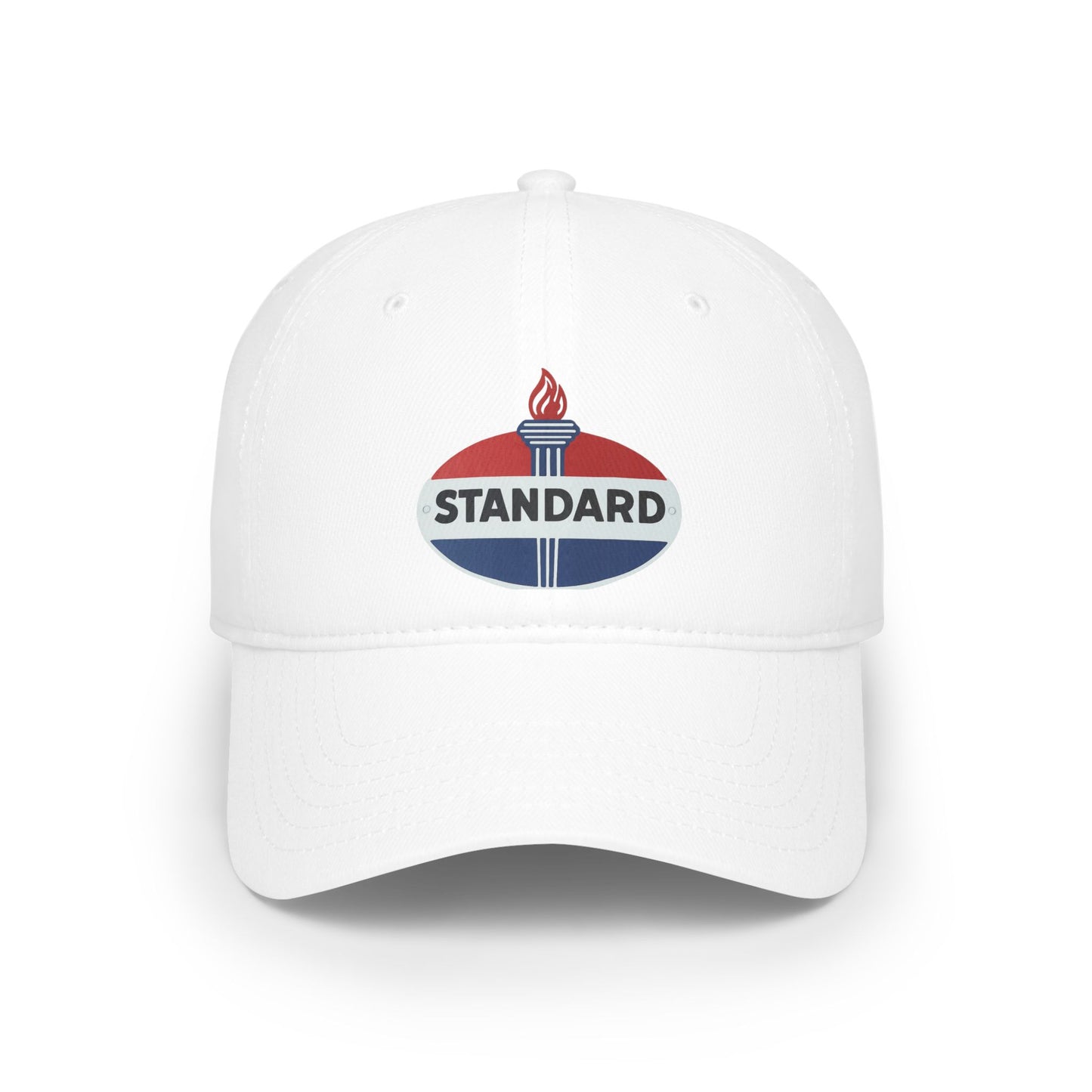 Vintage Style Low Profile Baseball Cap with Standard Logo, Perfect for Casual Outings, Cap Gift, Summer Hat, Outdoor Activities