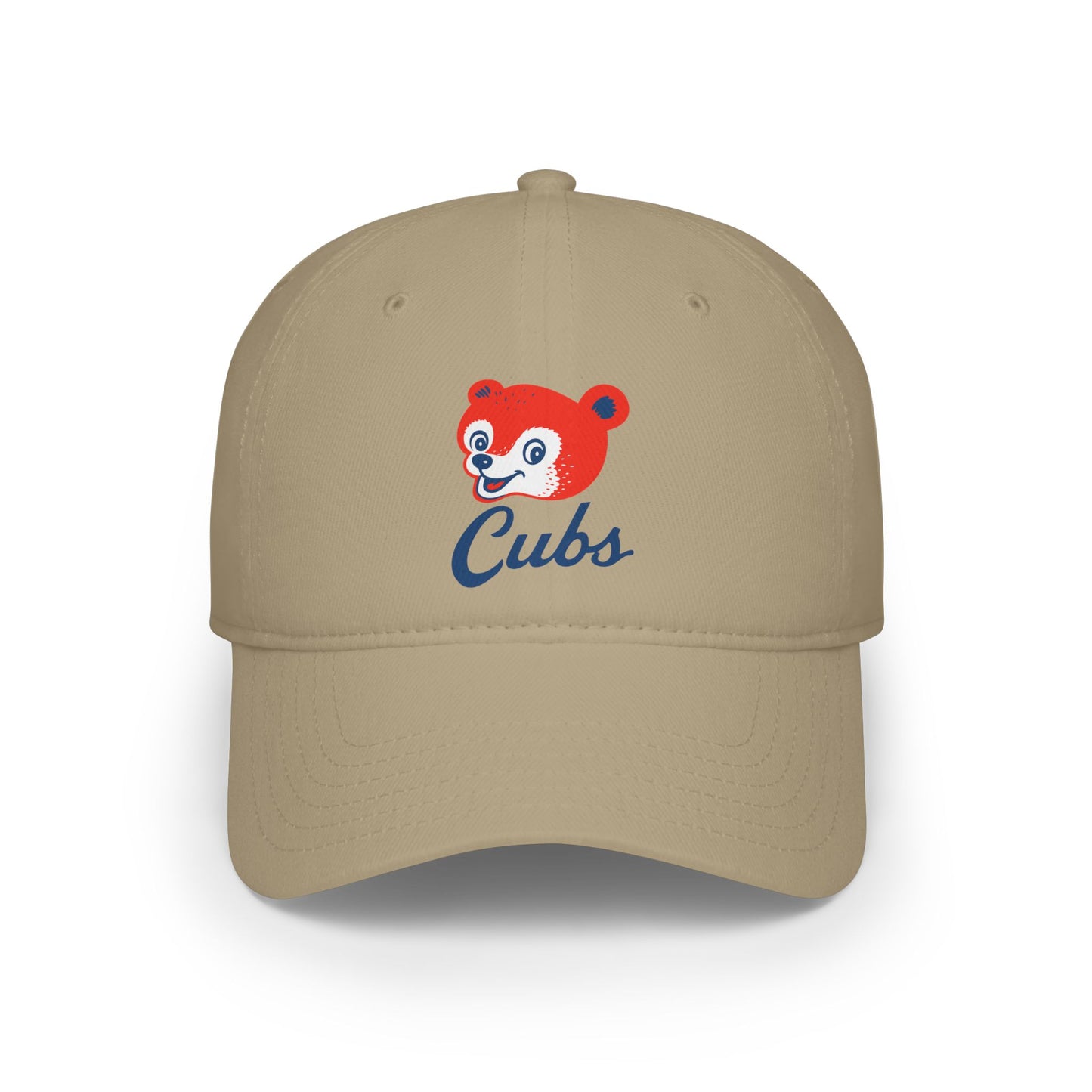 Cheerful Cubs Low Profile Baseball Cap - Fun Gift for Sports Fans, Summer Outings, Outdoor Events, Birthday Parties, Casual Wear