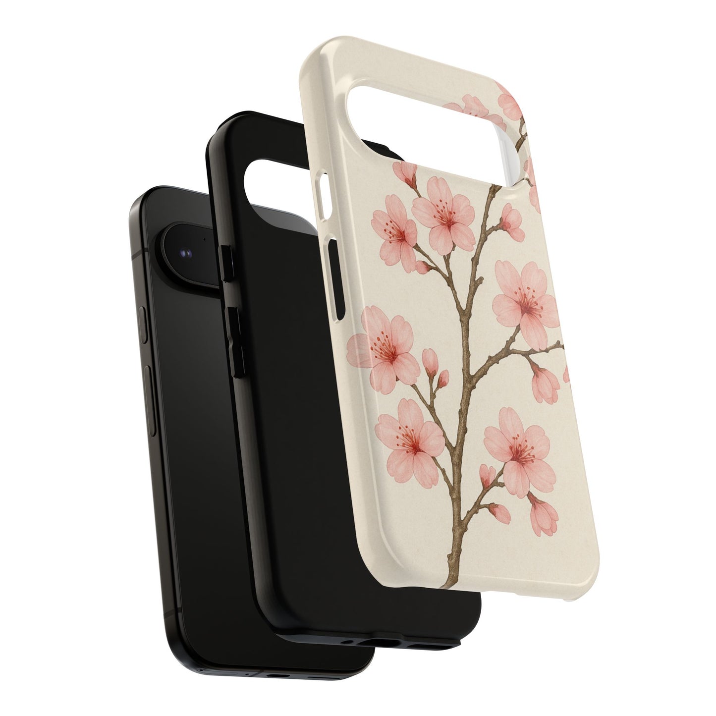 Cherry Blossom Phone Case, Floral Phone Cover, Tough Case for Gifts, Spring Decor, Cute Tech Accessories, Nature Lover's Gift
