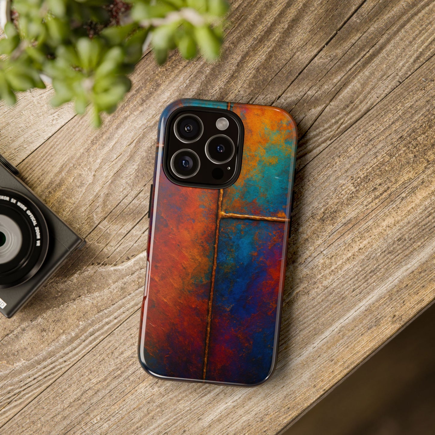 Colorful Artistic Phone Case, Tough Cases, Vibrant Phone Cover, Protective Case, Unique Gift for Art Lovers, Birthday Gift