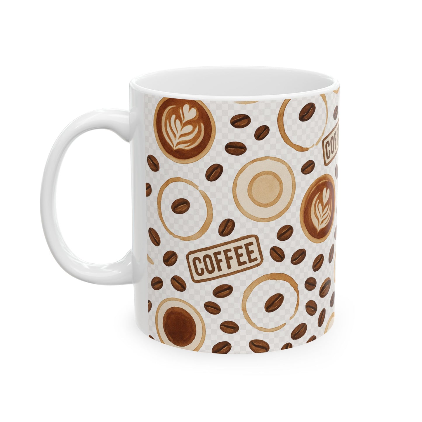 Coffee Lover's Ceramic Mug | 11oz & 15oz | Perfect Gift for Coffee Enthusiasts, Kitchen Decor, Office Use, Coffee Break, Housewarming