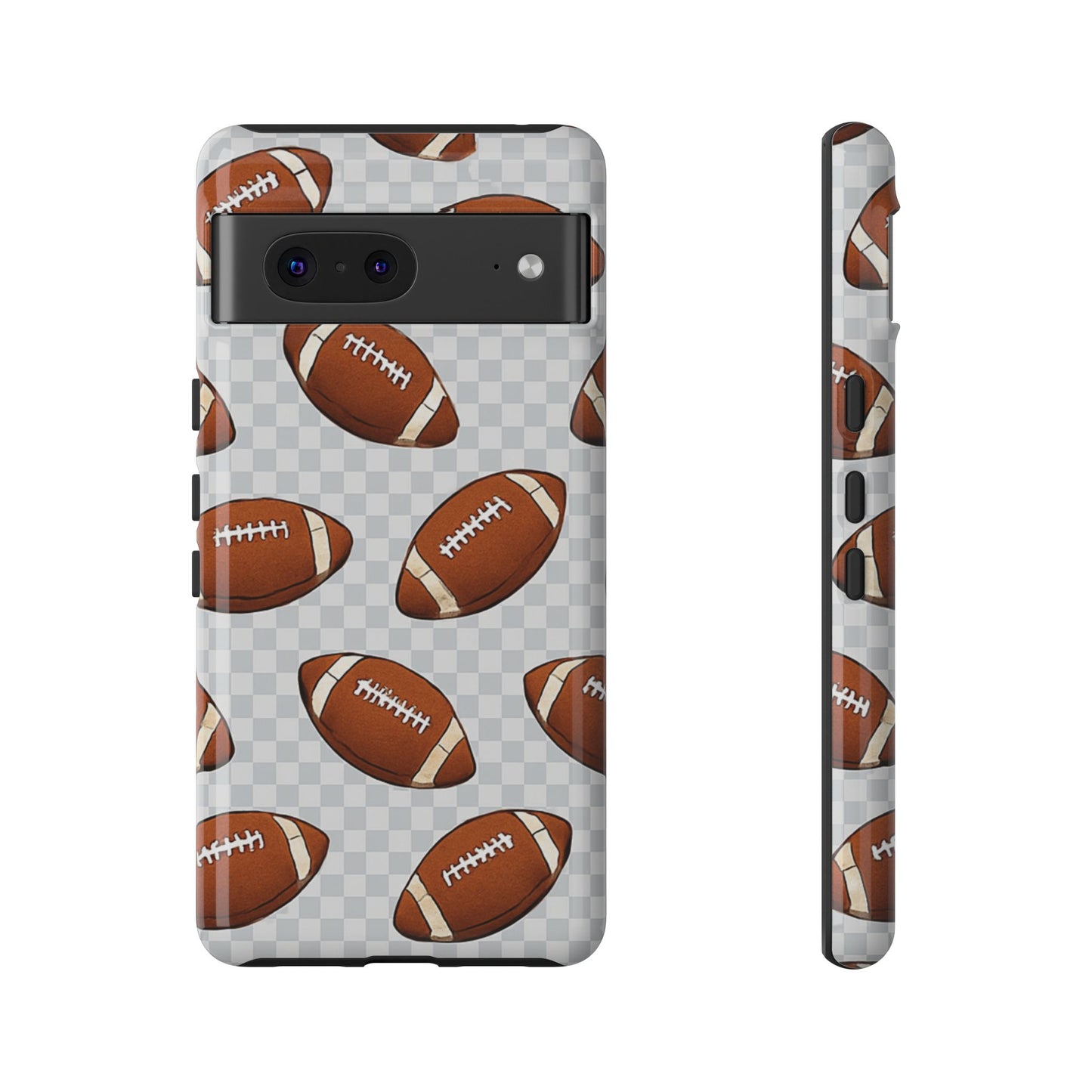 Football Phone Case, Tough Cases for Sports Fans, Unique Gift for Football Lovers, Protective Decor, Athletic Accessories