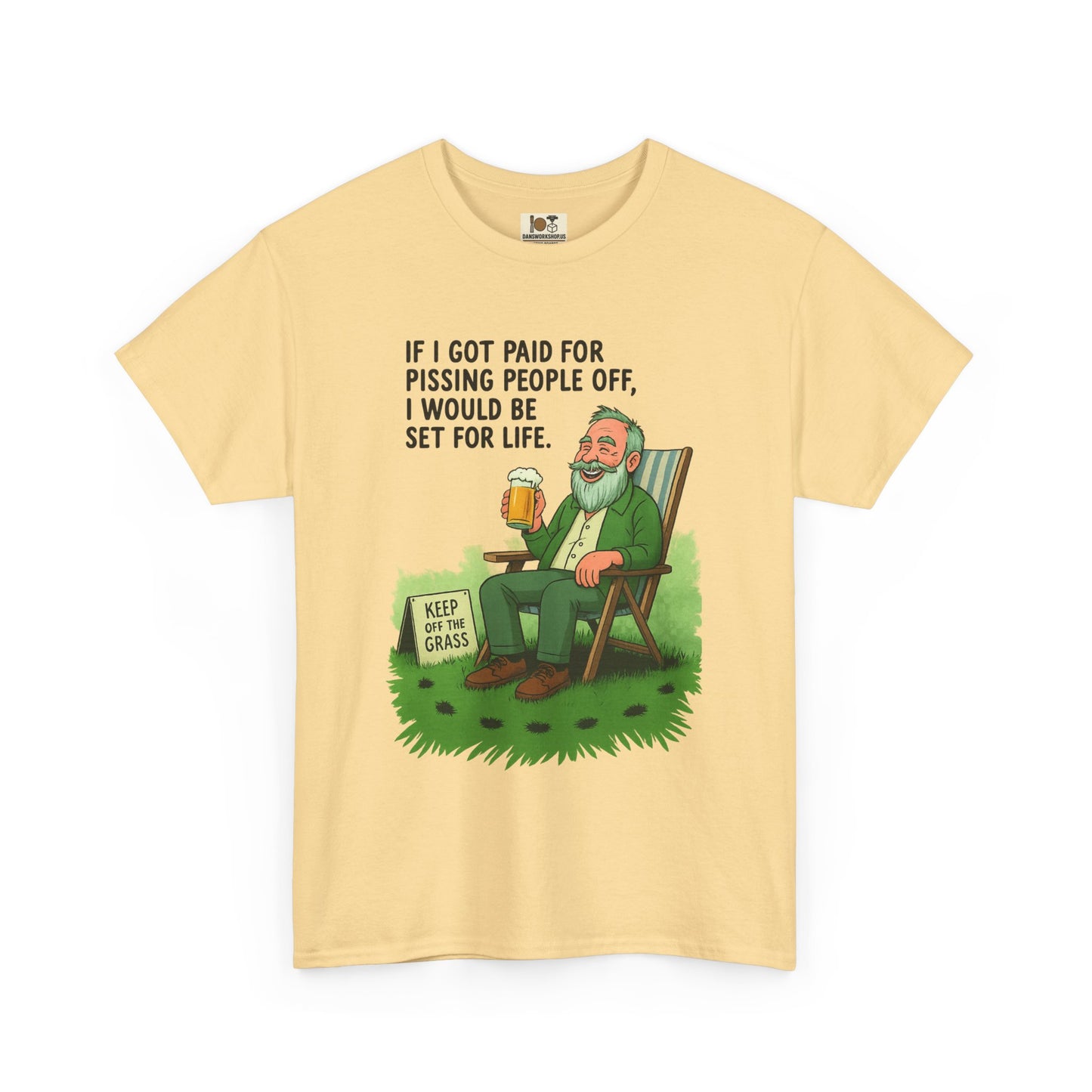 Funny Graphic Tee, Unisex Heavy Cotton T-Shirt, Gift for Men, Humorous Shirt for Friends, Casual Wear, Birthday Gift, Everyday Humor