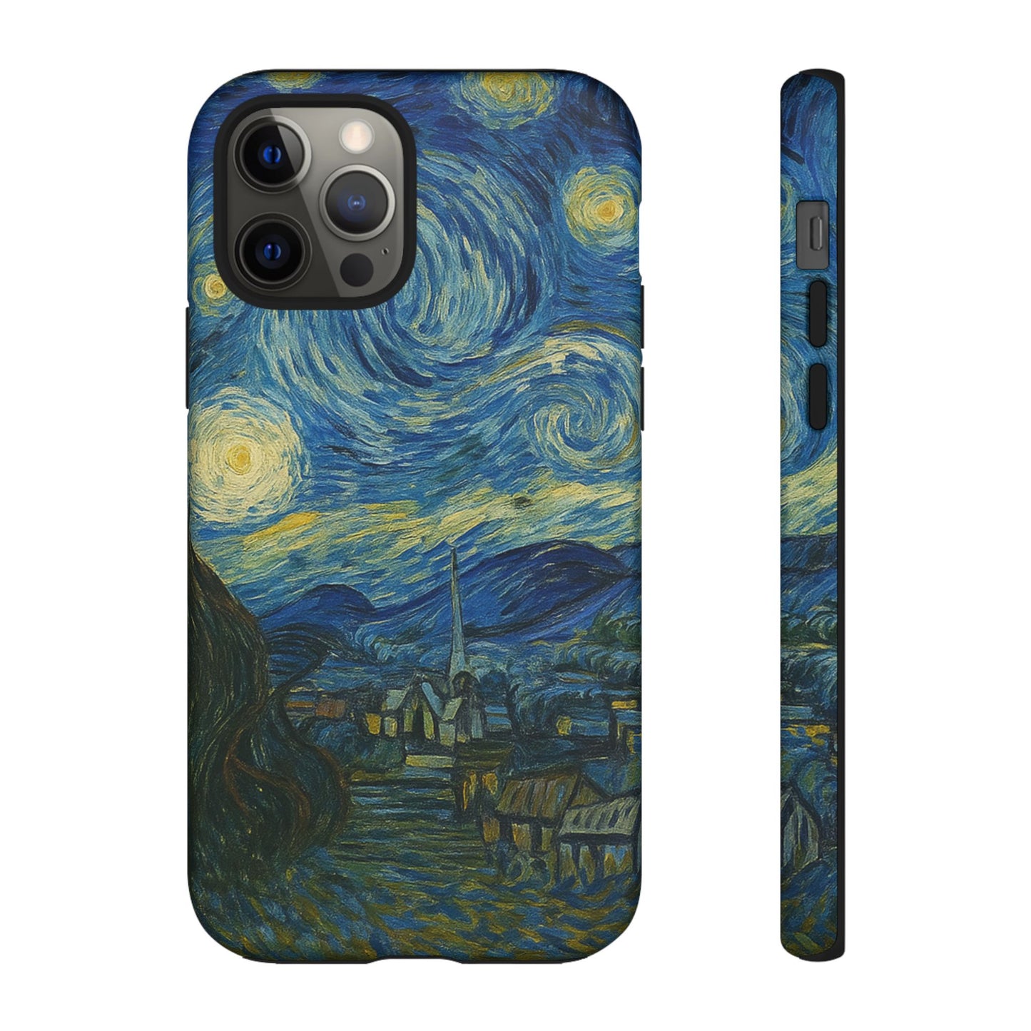 Starry Night Phone Case, Artistic Cell Phone Cover, Gift for Art Lovers, Unique Phone Accessory, Birthday Gift for Him/Her, Tough Cases