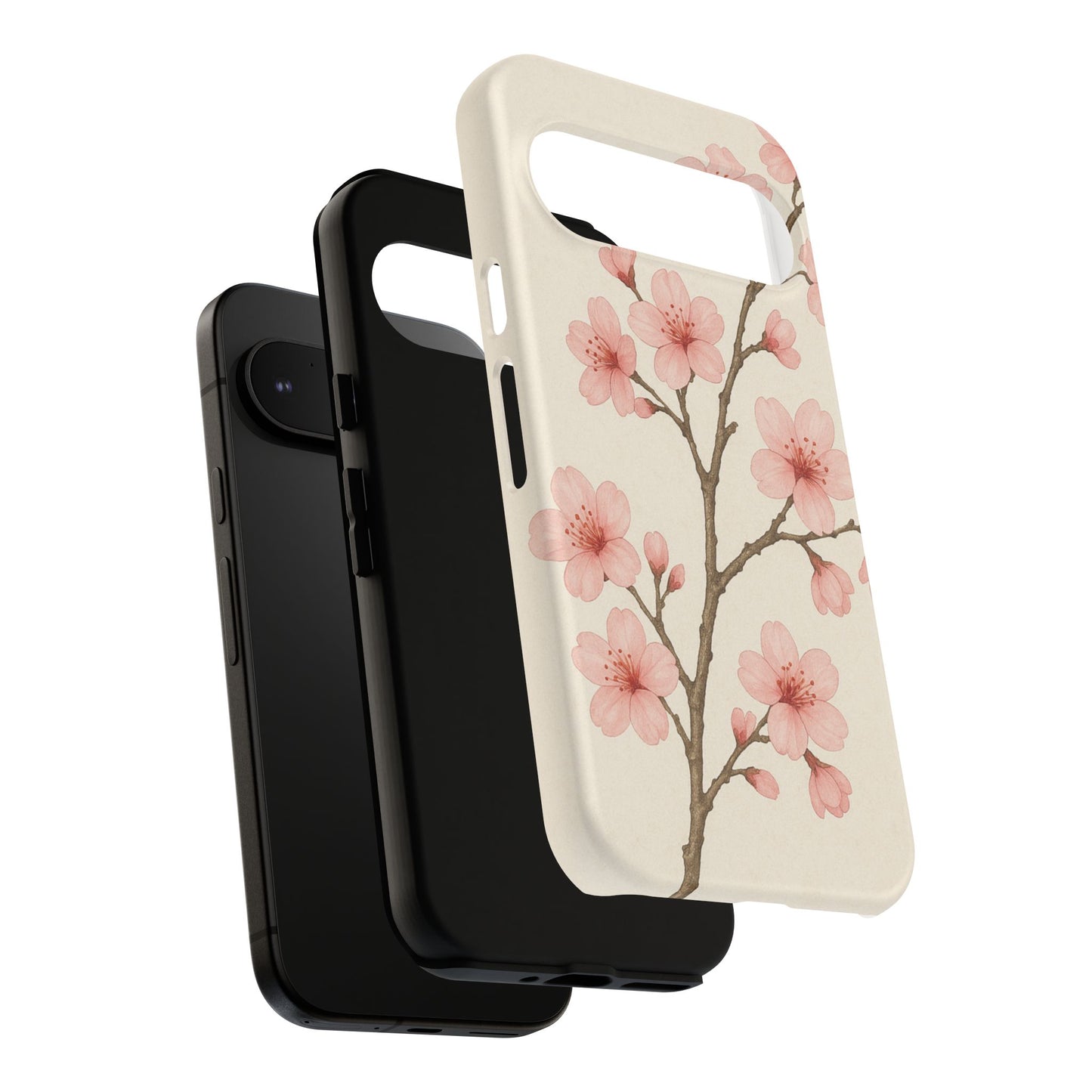 Cherry Blossom Phone Case, Floral Phone Cover, Tough Case for Gifts, Spring Decor, Cute Tech Accessories, Nature Lover's Gift