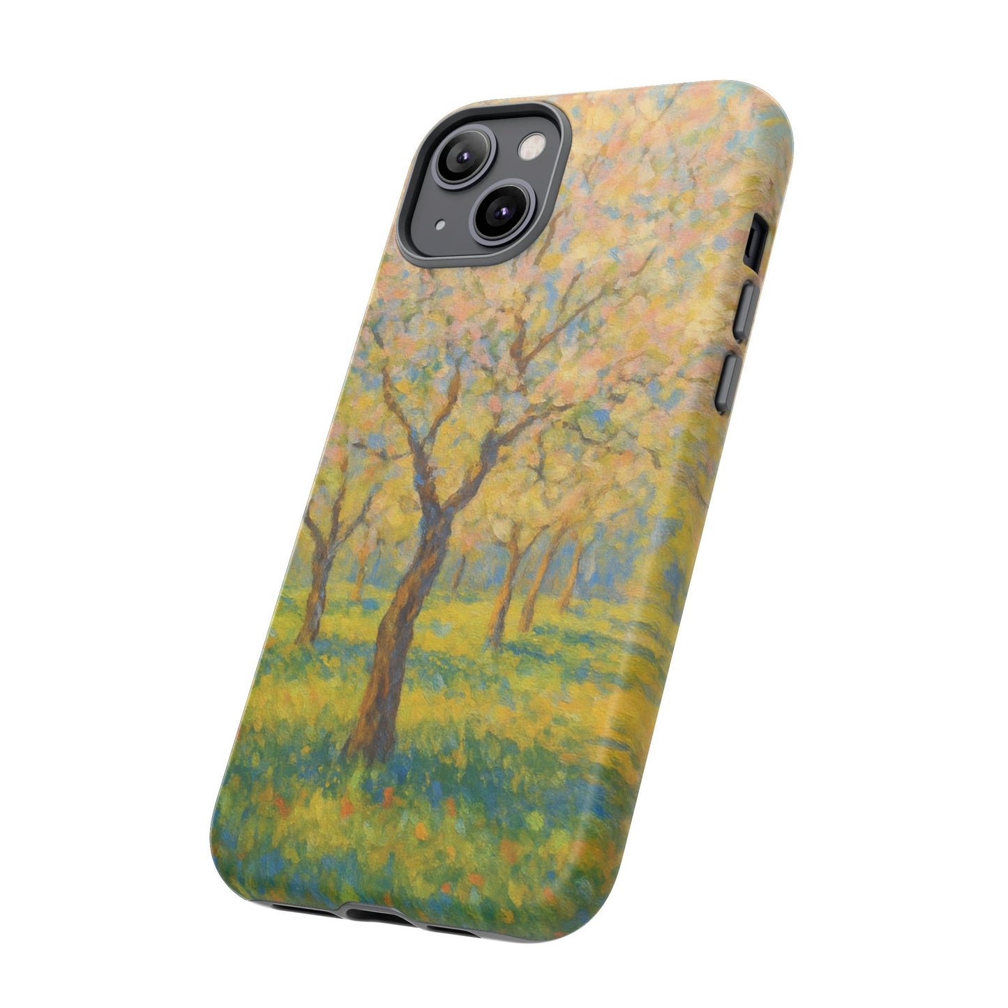 Artistic Phone Case, Tough Phone Case, Flower Tree Case, Spring Decor, Unique Phone Cover, Nature Lover Gift