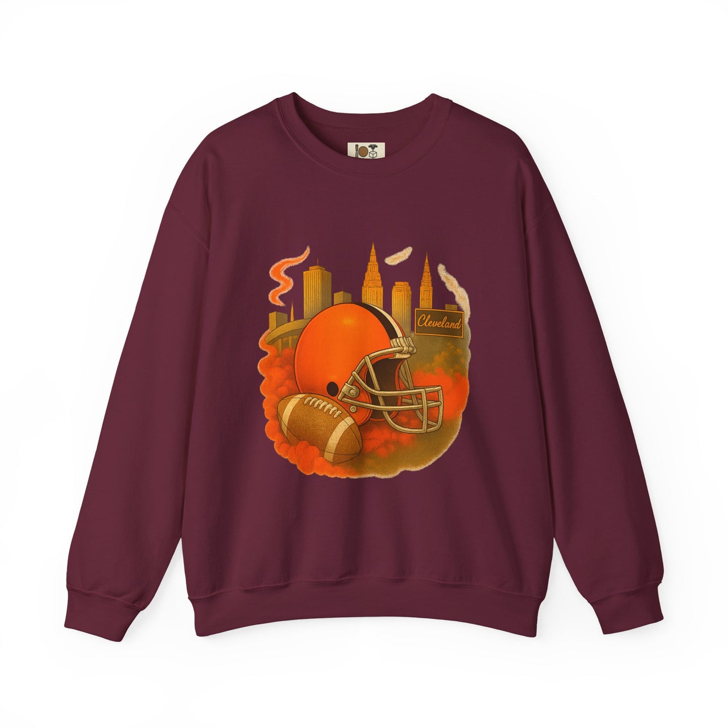 Cleveland Football Crewneck Sweatshirt