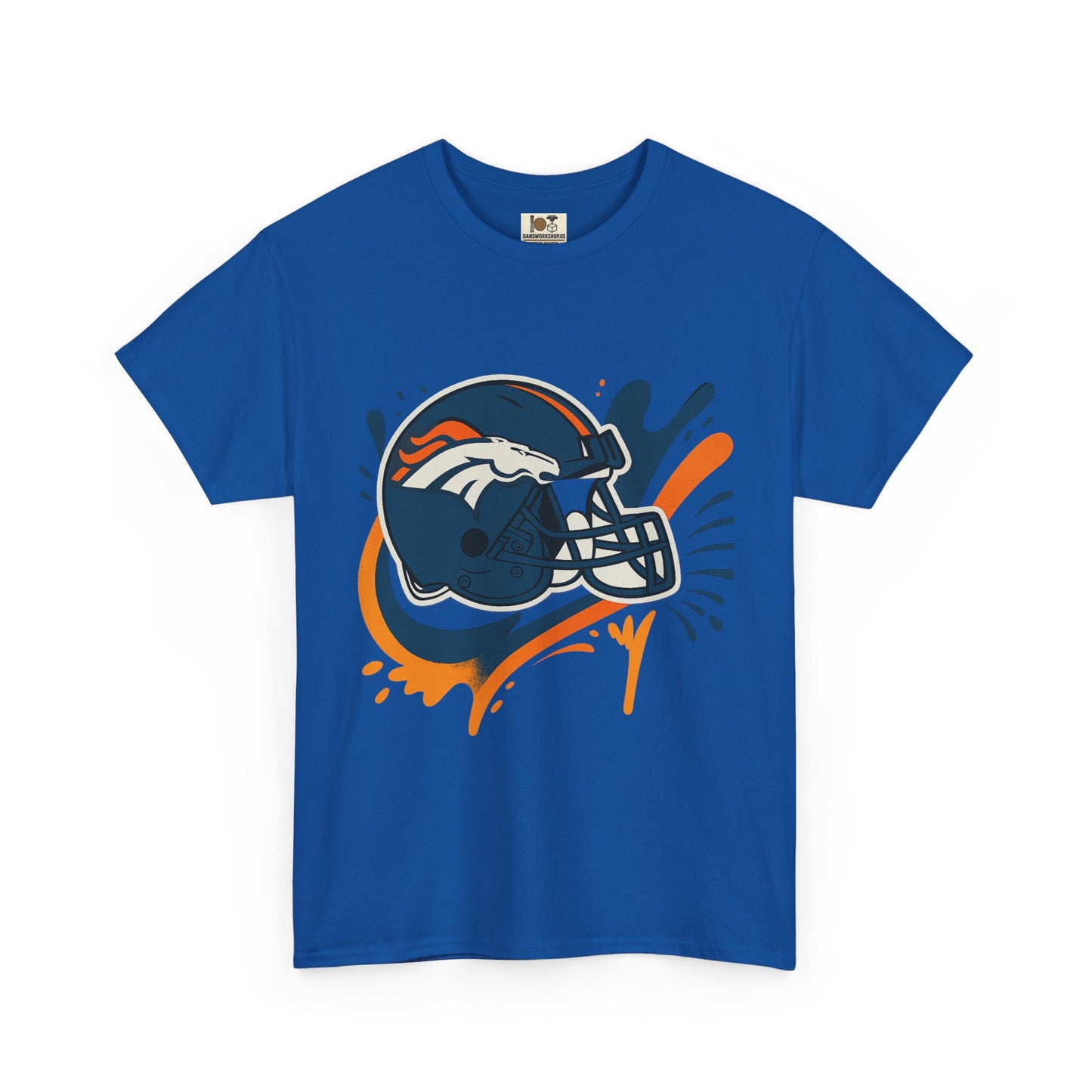 Denver Broncos Heavy Cotton Tee, Sports Team Shirt, Game Day Apparel, Unisex T-Shirt, Football Fan Gift, Denver Merchandise