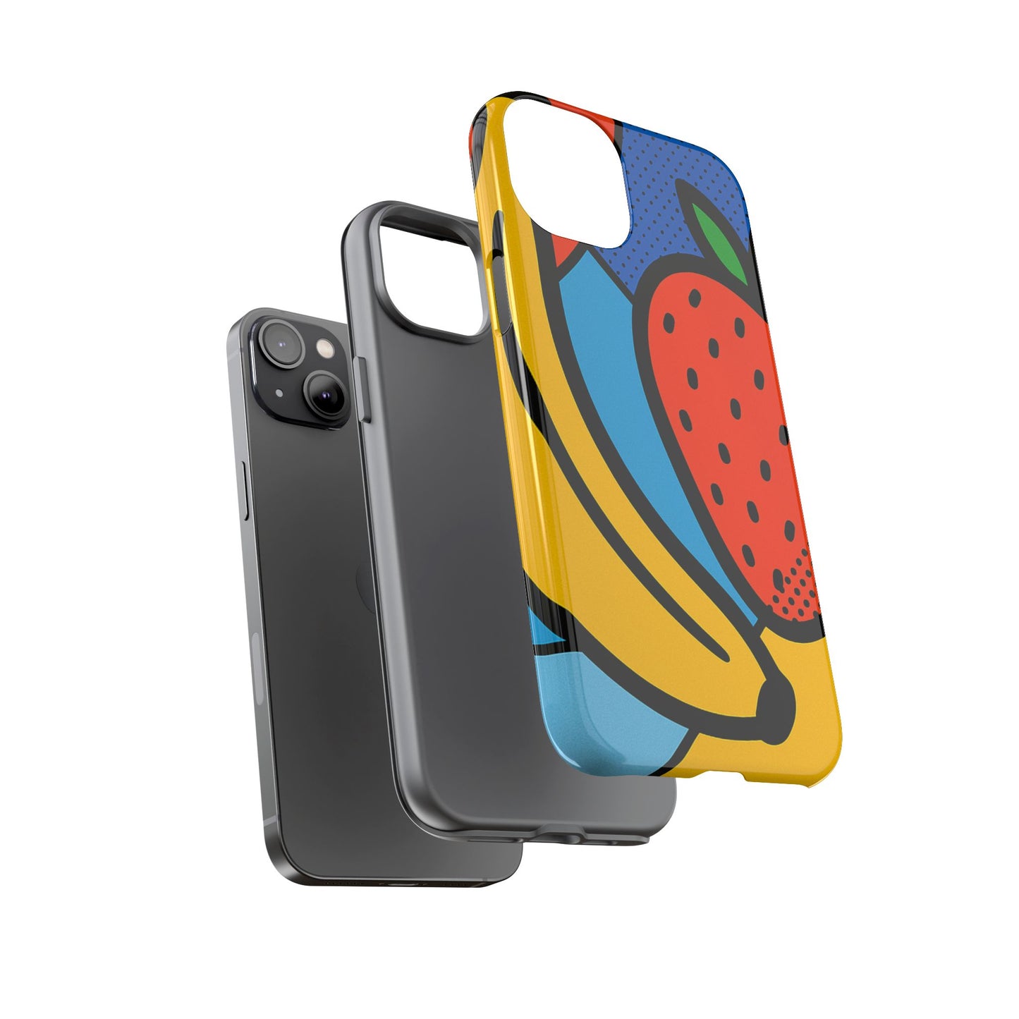 Colorful Fruit Phone Case - Tough Cases - Fun, Vibrant, Unique, Gifts for Friends, Summer Accessories, Trendy Phone Protector