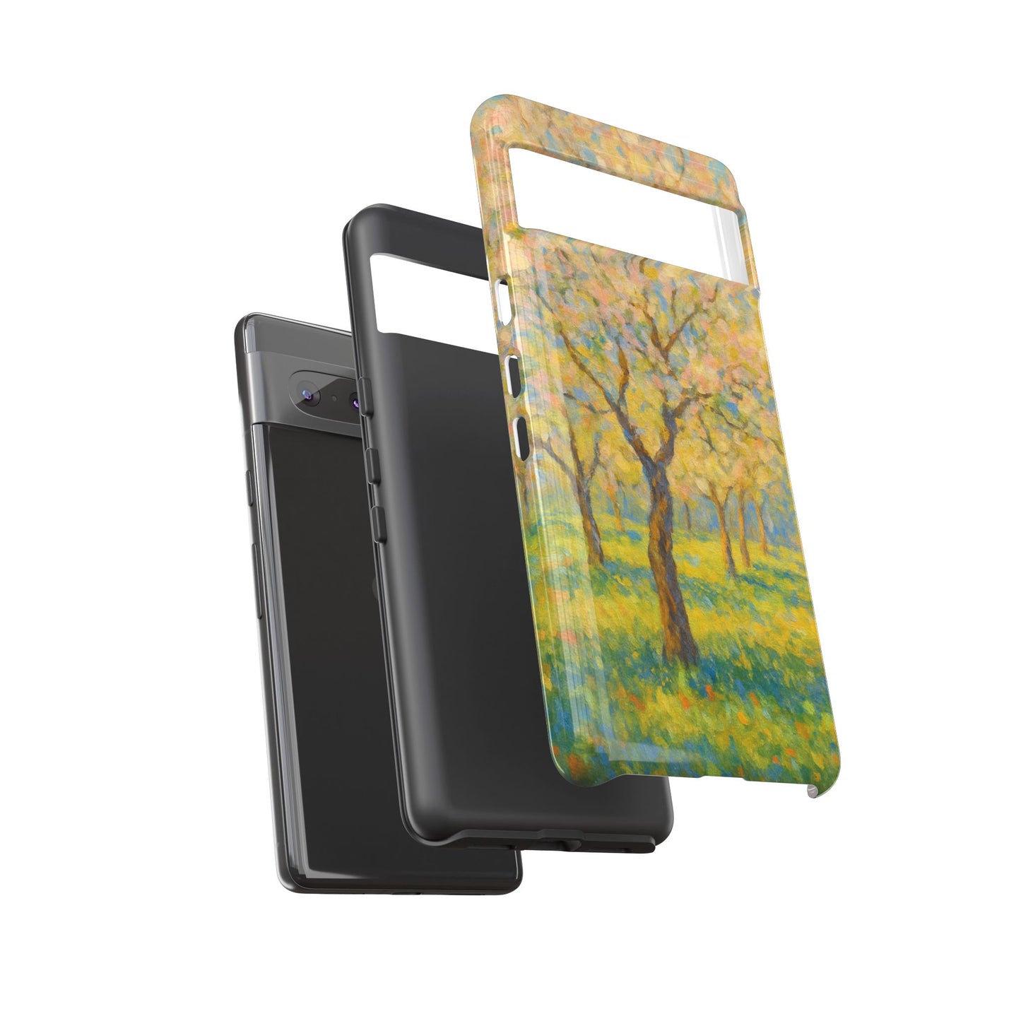 Artistic Phone Case, Tough Phone Case, Flower Tree Case, Spring Decor, Unique Phone Cover, Nature Lover Gift