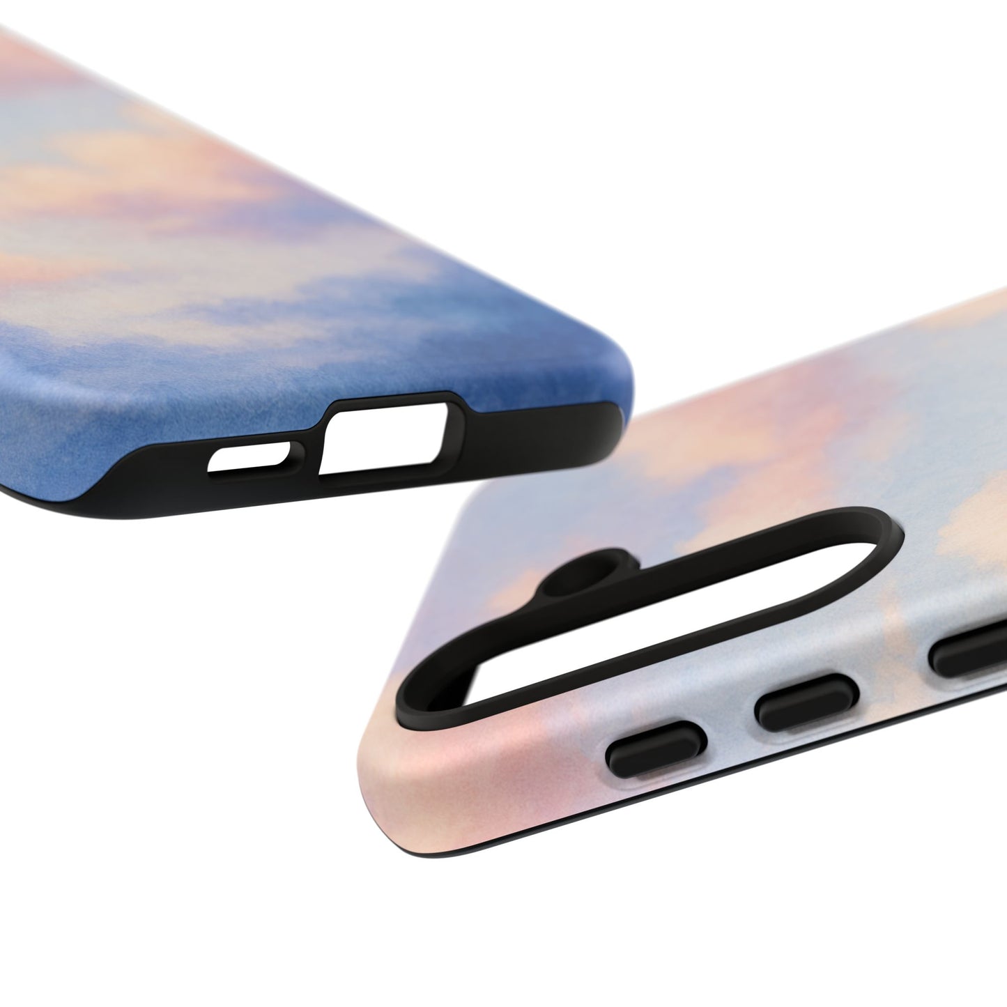 Sky Blue Cloud Phone Case, Tough Phone Cover, Aesthetic Cell Phone Accessory, Gift for Teen, Trendy Tech Protection
