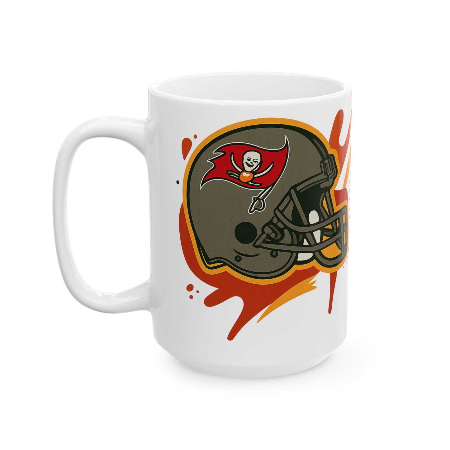 Football Team Ceramic Mug - Perfect for Game Day, Fan Gift, Office Coffee Cup, Sports Celebration, Unique Beverage Mug