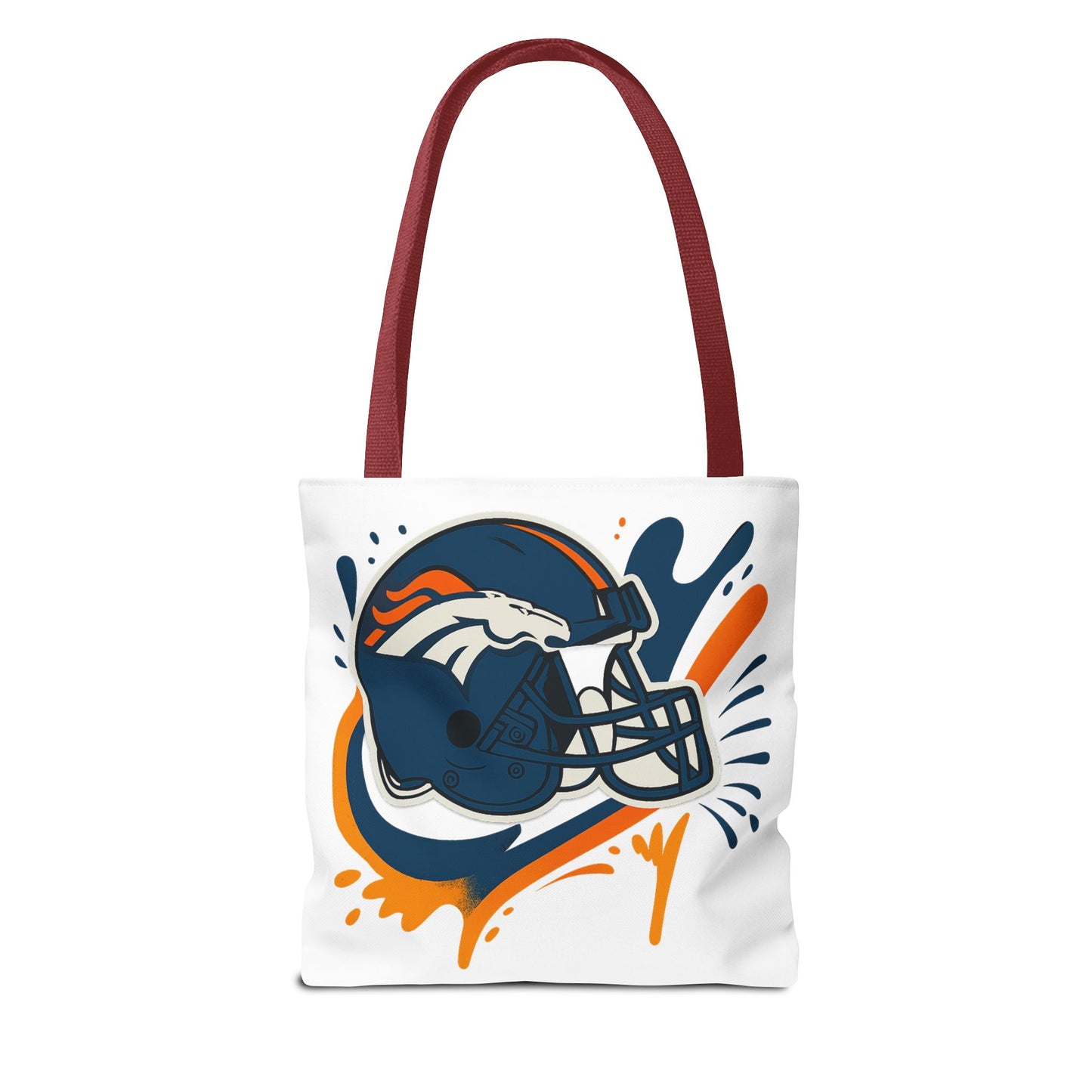 Denver Broncos Sports Tote Bag, Game Day Tote, Football Fan Gift, NFL Accessories, Team Spirit Bag, AOP Design