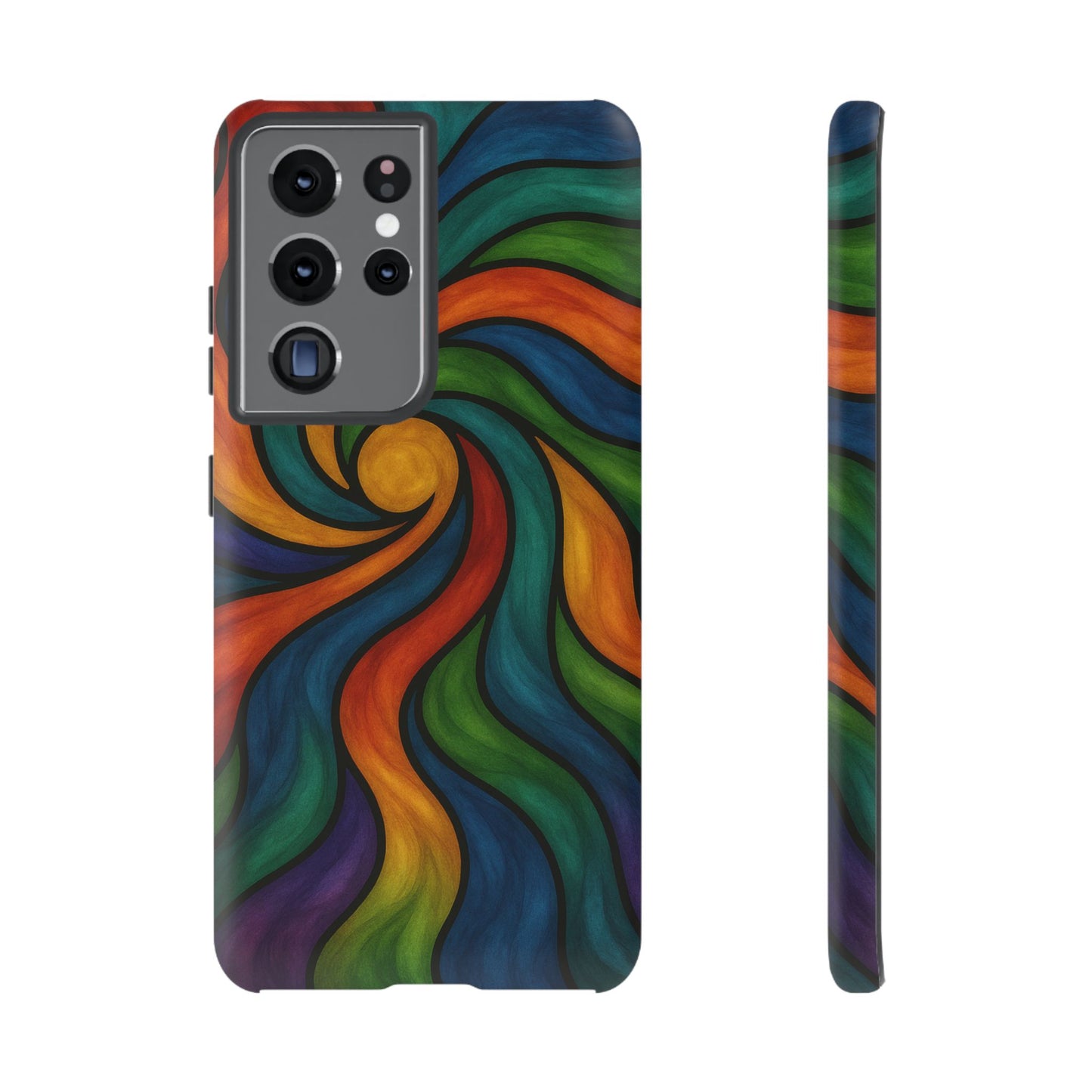 Colorful Swirl Phone Case | Tough Cases, Vibrant Design, Gift for Art Lovers, Funky Case, Unique Phone Accessories