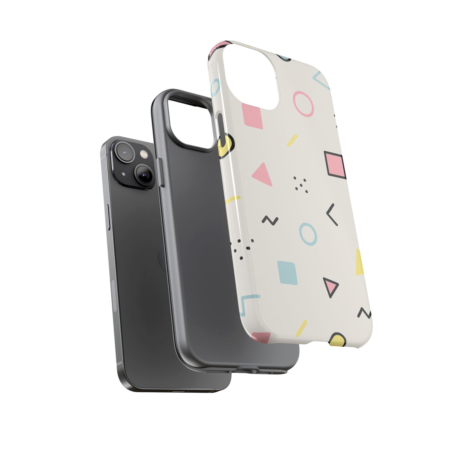 Geometric Phone Case - Stylish Tough Cases for Trendsetters, Unique Phone Covers, Modern Accessories, Gift Ideas for Her