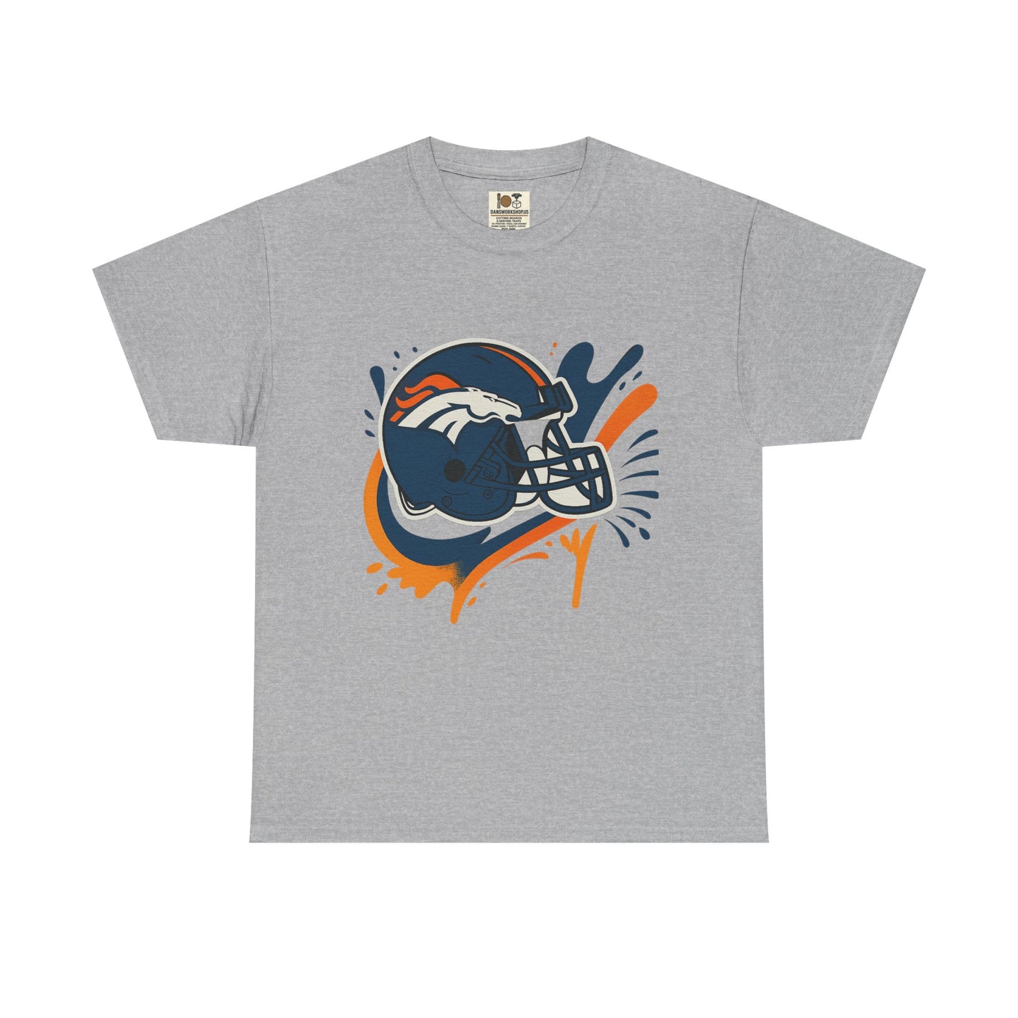 Denver Broncos Heavy Cotton Tee, Sports Team Shirt, Game Day Apparel, Unisex T-Shirt, Football Fan Gift, Denver Merchandise