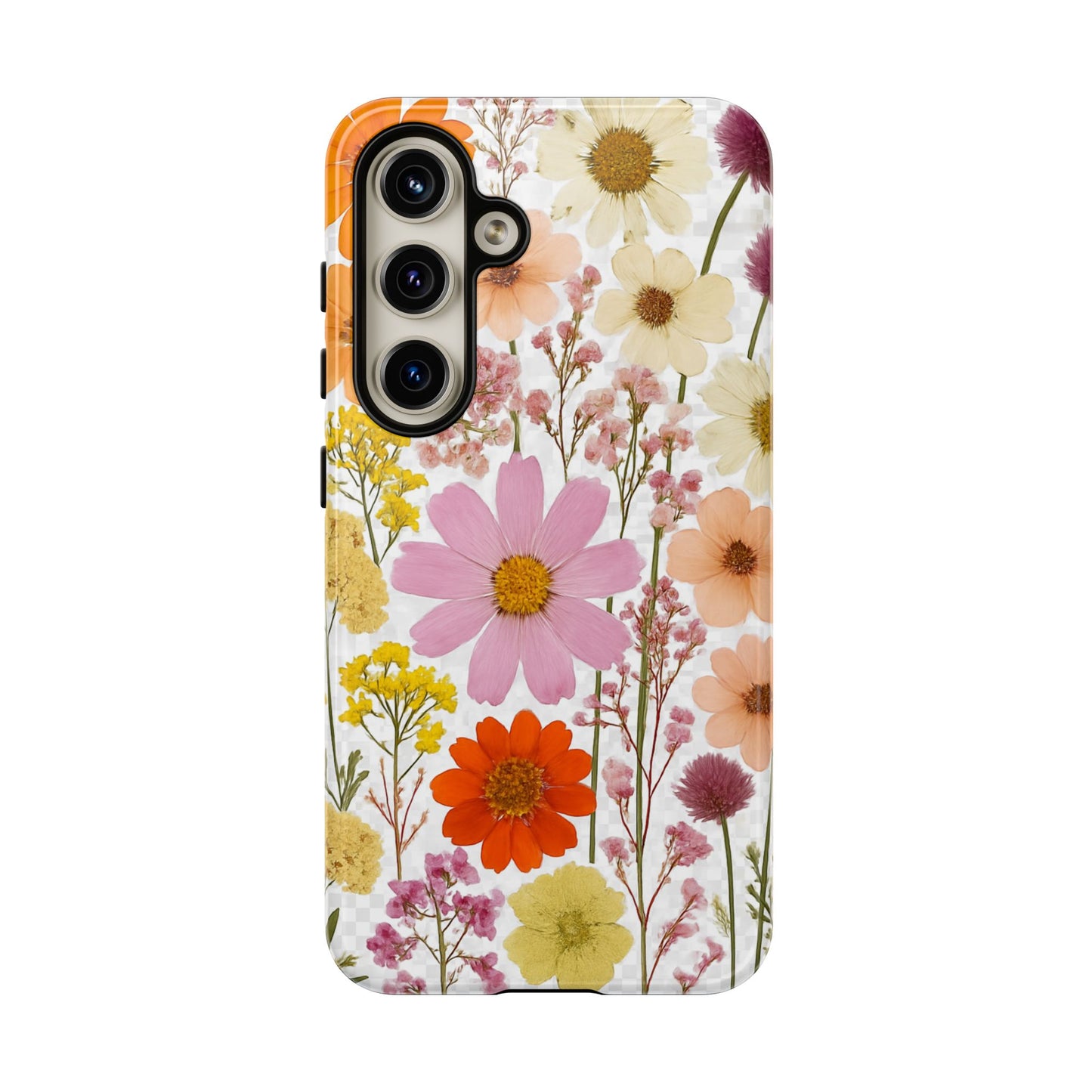 Floral Phone Case - Tough Cases, Stylish Protective Cover, Flower Design, Trendy Gift, Nature Lover Accessory, DRIED FLOWERS