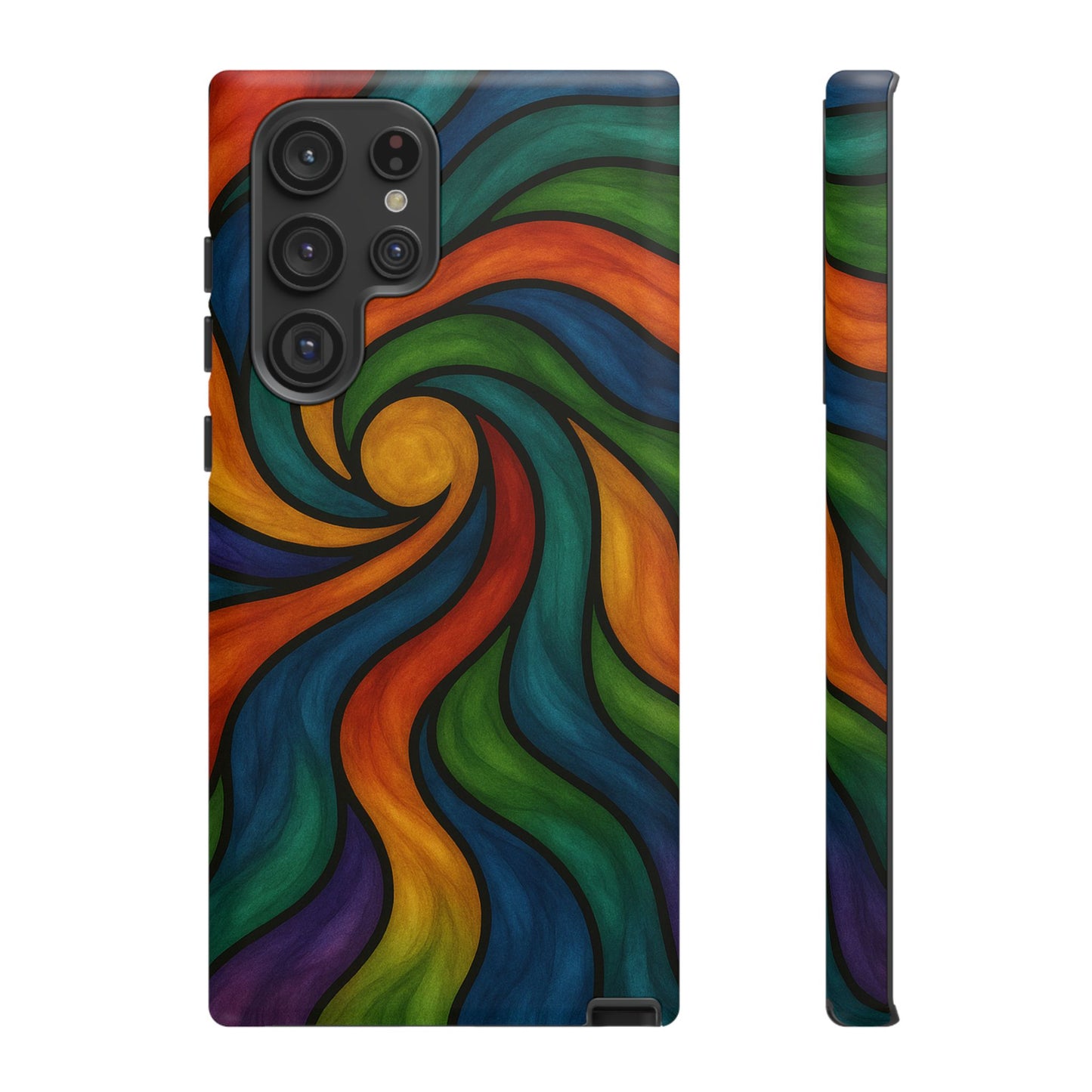 Colorful Swirl Phone Case | Tough Cases, Vibrant Design, Gift for Art Lovers, Funky Case, Unique Phone Accessories