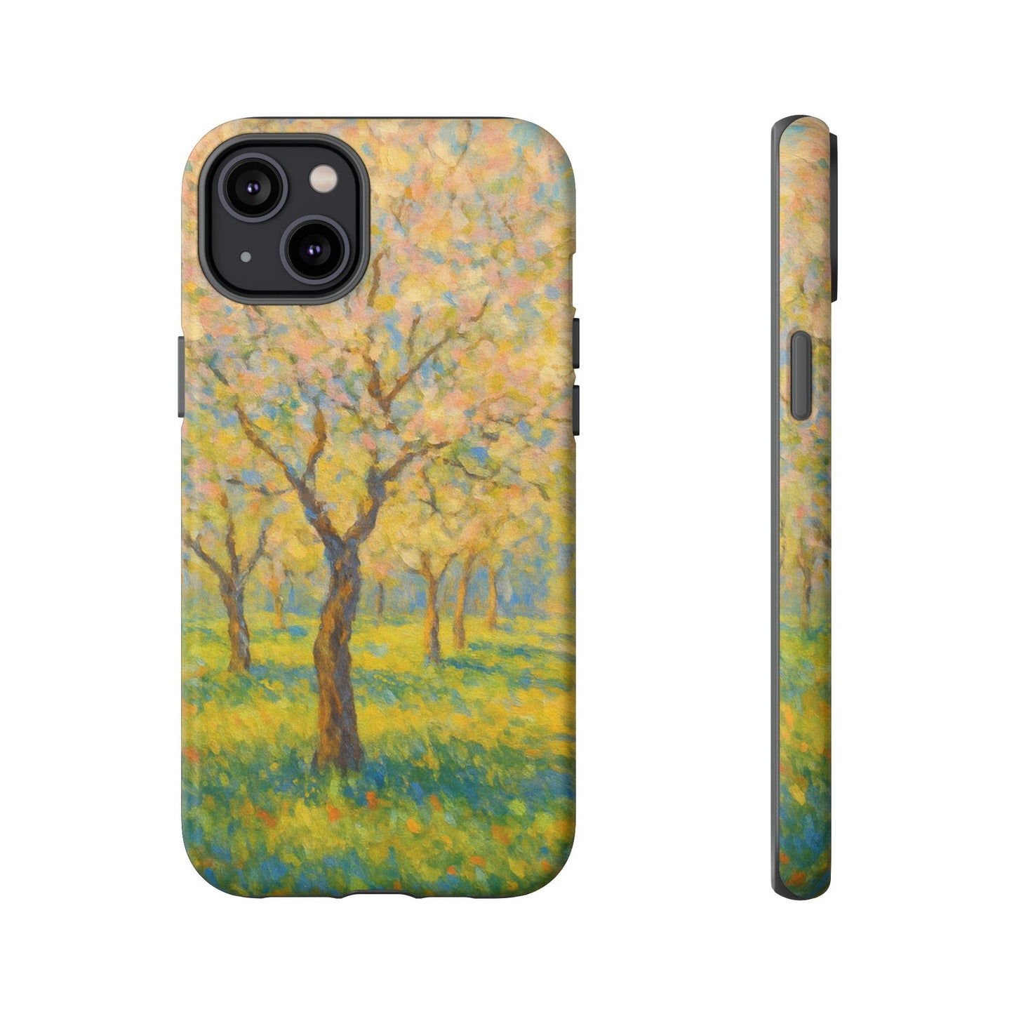 Artistic Phone Case, Tough Phone Case, Flower Tree Case, Spring Decor, Unique Phone Cover, Nature Lover Gift