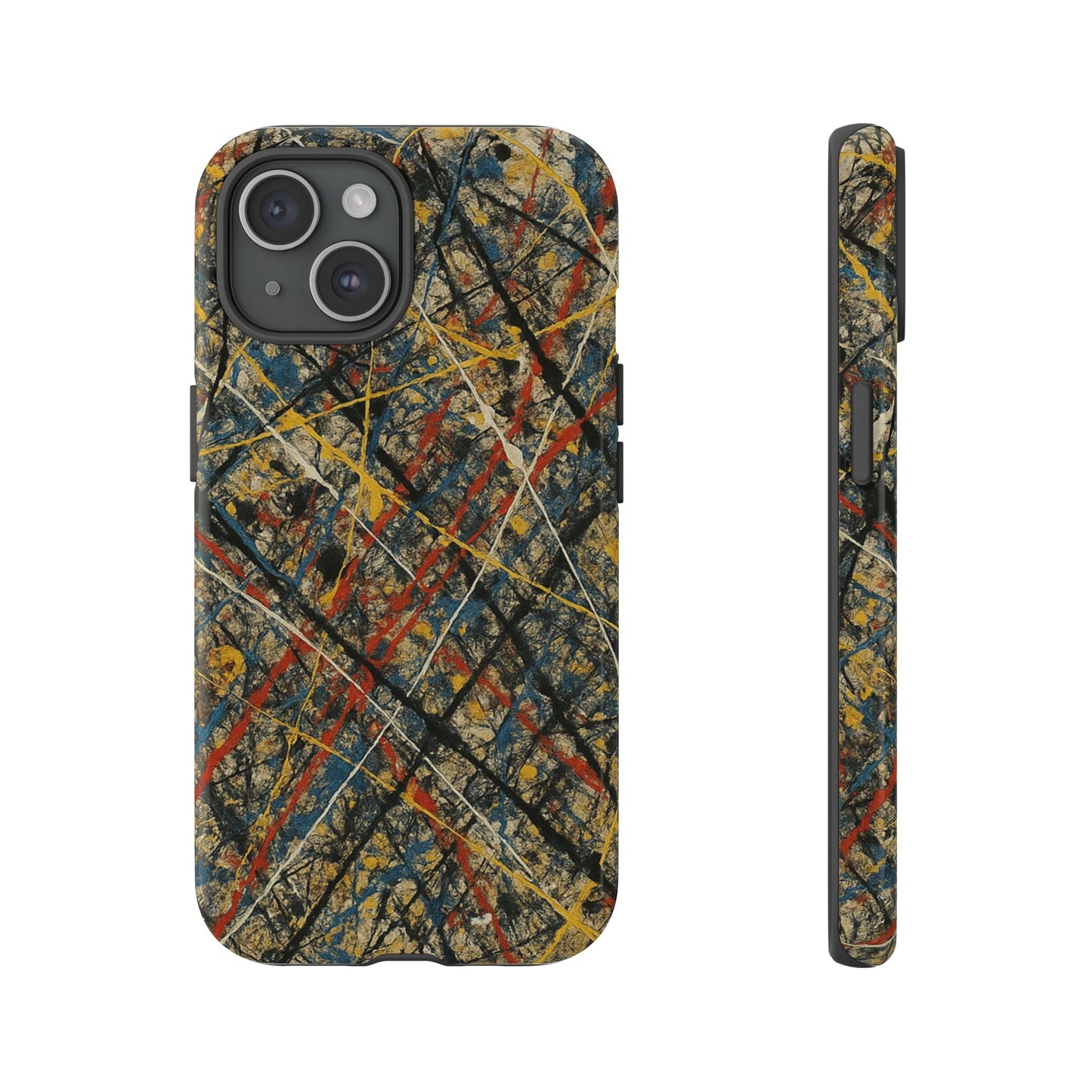 Tough Cases Phone Case - Bold Abstract Design, Stylish Mobile Cover, Unique Gift for Him/Her, Durable Accessory, Trendy Protection