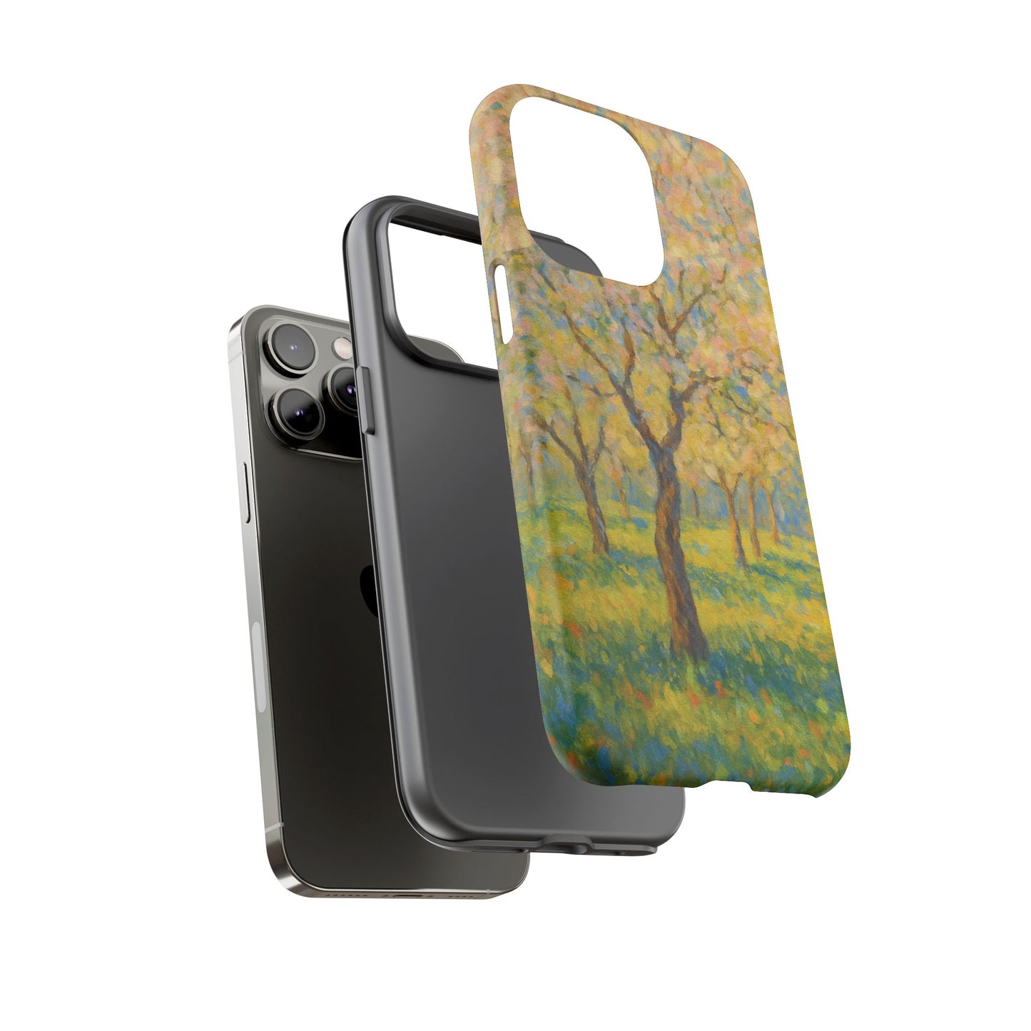 Artistic Phone Case, Tough Phone Case, Flower Tree Case, Spring Decor, Unique Phone Cover, Nature Lover Gift