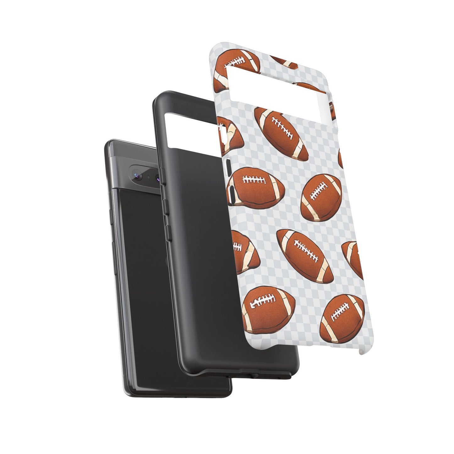Football Phone Case, Tough Cases for Sports Fans, Unique Gift for Football Lovers, Protective Decor, Athletic Accessories