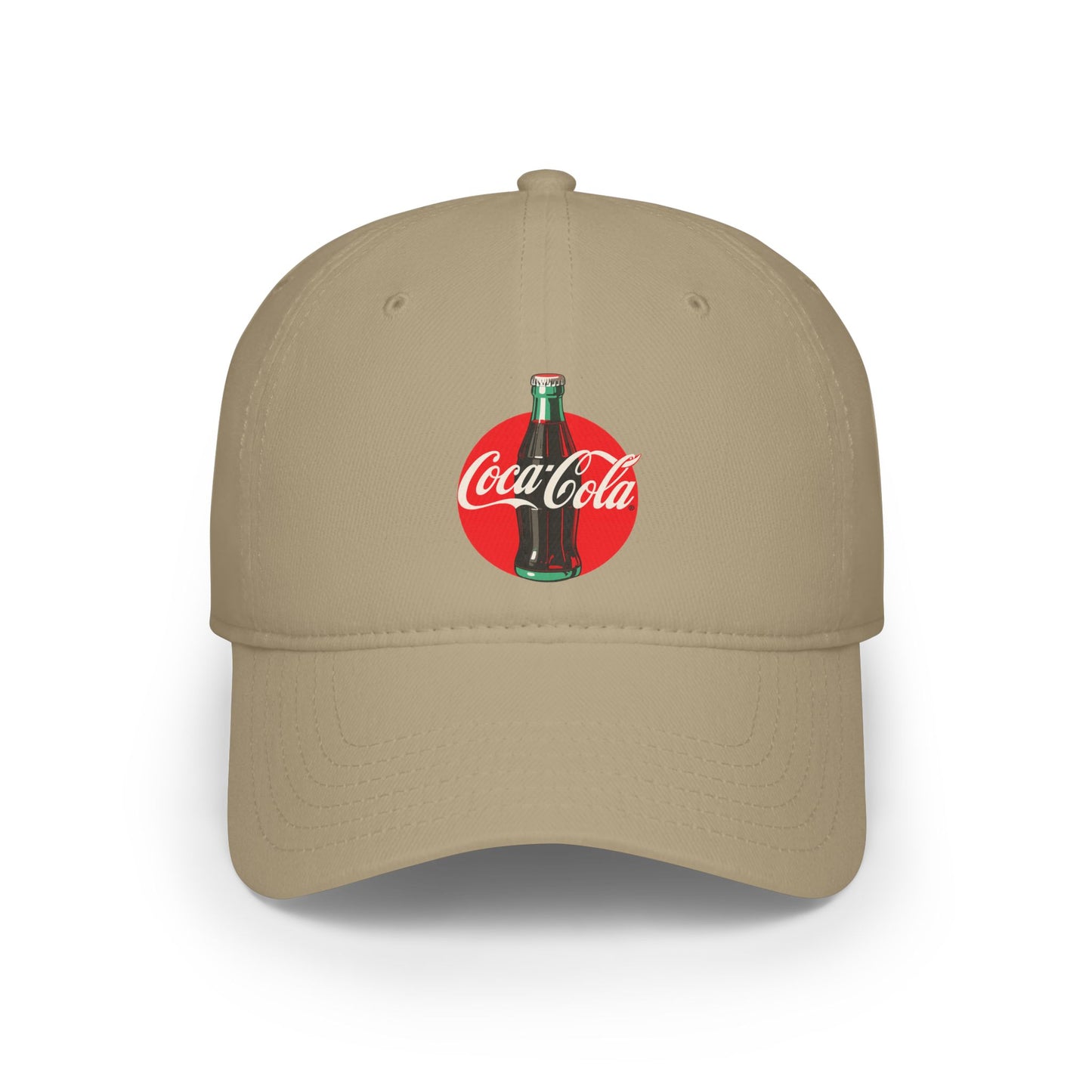 Coca-Cola Low Profile Baseball Cap, Vintage Cap, Unisex Hat, Gift for Coca-Cola Lovers, Adjustable Cap, Summer Accessory, Red Hat