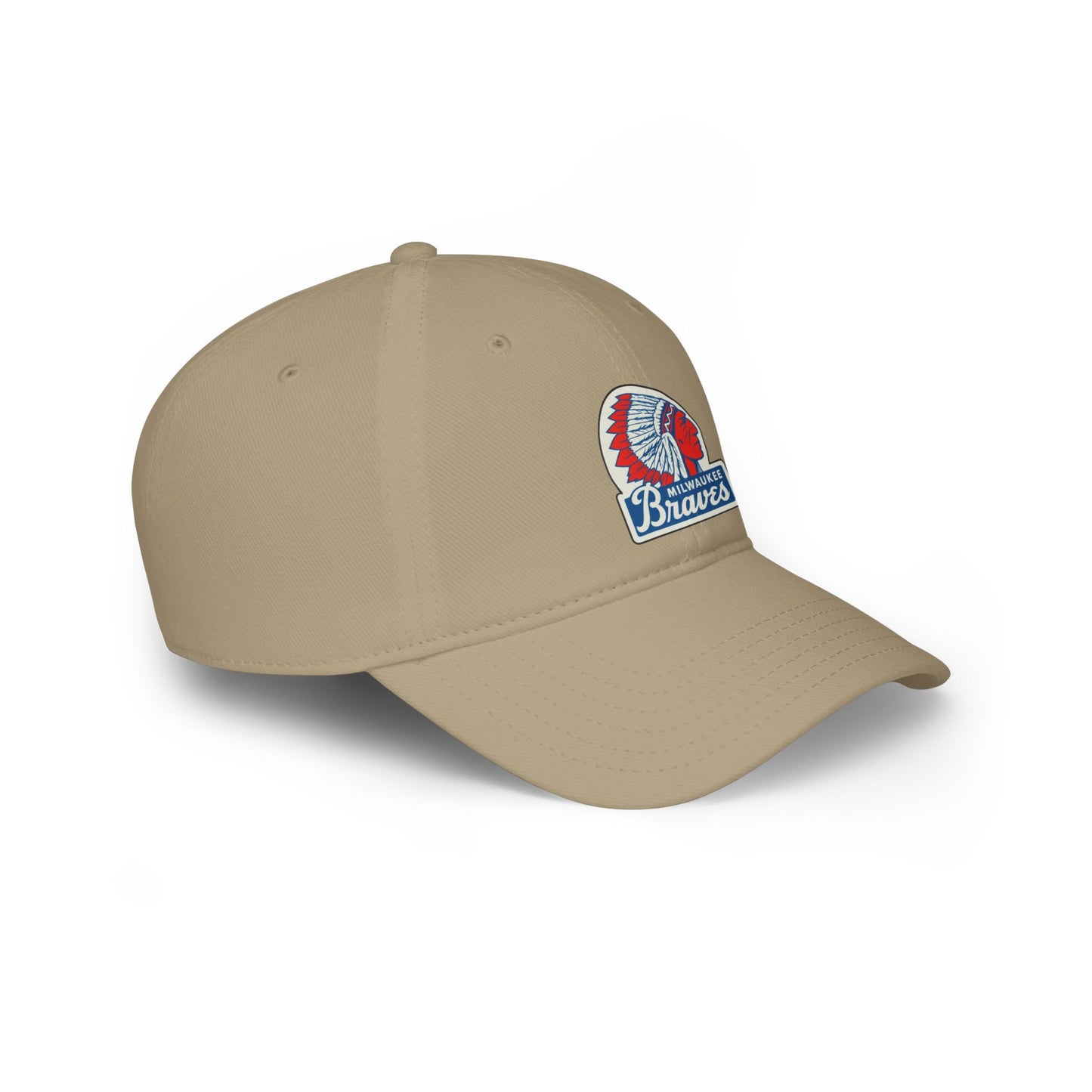 Vintage Milwaukee Braves Baseball Cap, Low Profile Hat, Sports Fan Gift, Casual Wear, Team Apparel, Red Cap