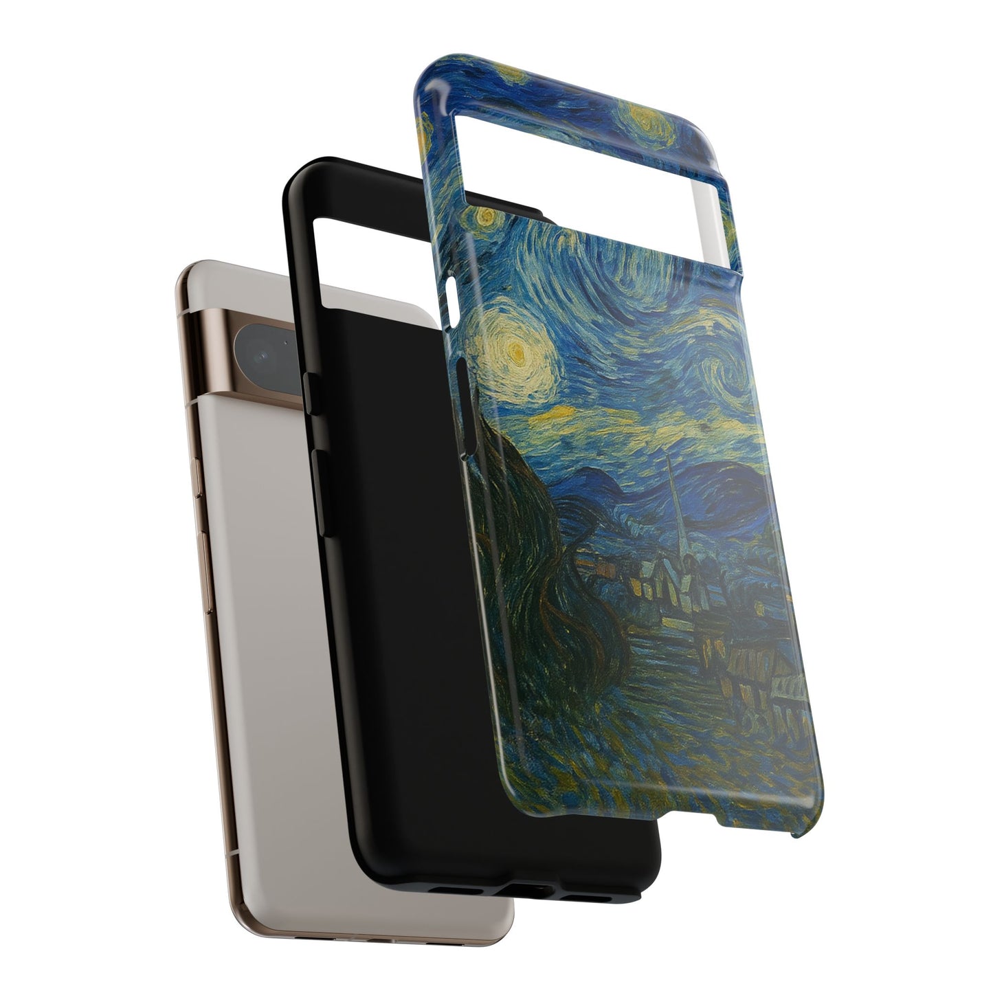 Starry Night Phone Case, Artistic Cell Phone Cover, Gift for Art Lovers, Unique Phone Accessory, Birthday Gift for Him/Her, Tough Cases