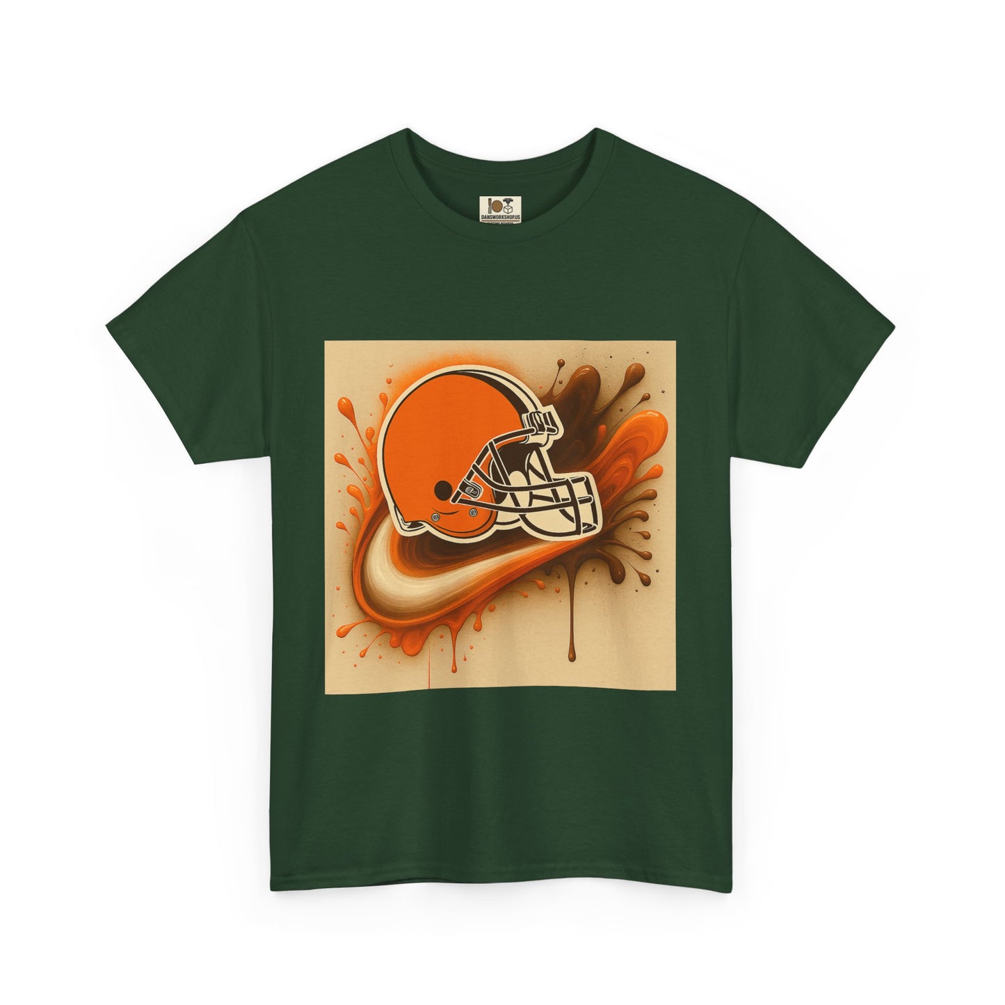 Cleveland Browns Fan Tee, Unisex Heavy Cotton Shirt, Game Day Apparel, Sports T-Shirt, NFL Team Gear, Casual Comfort Wear